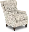 Loren Fog Gray Geometric Accent Chair