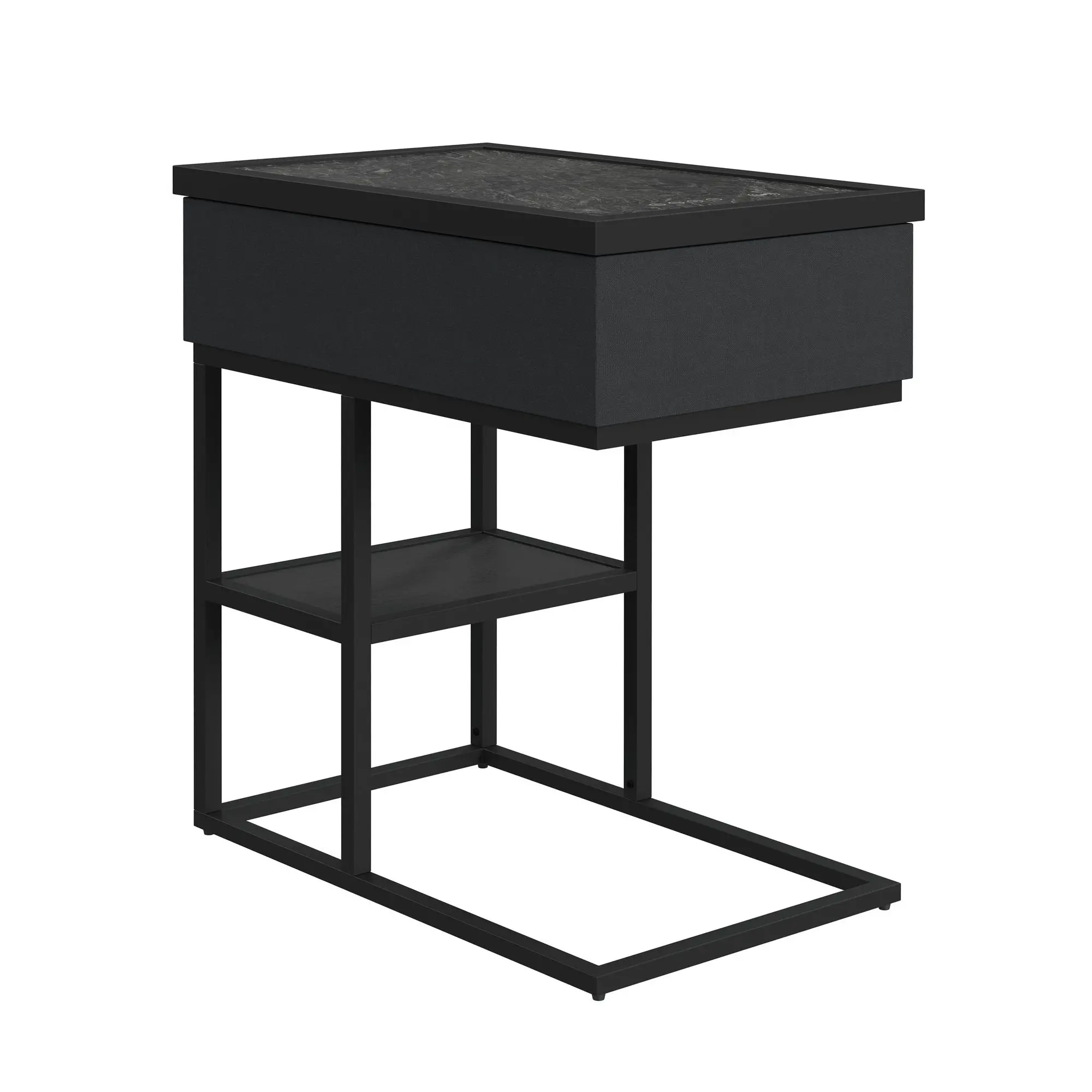 Halo Black Smart Side Table-1