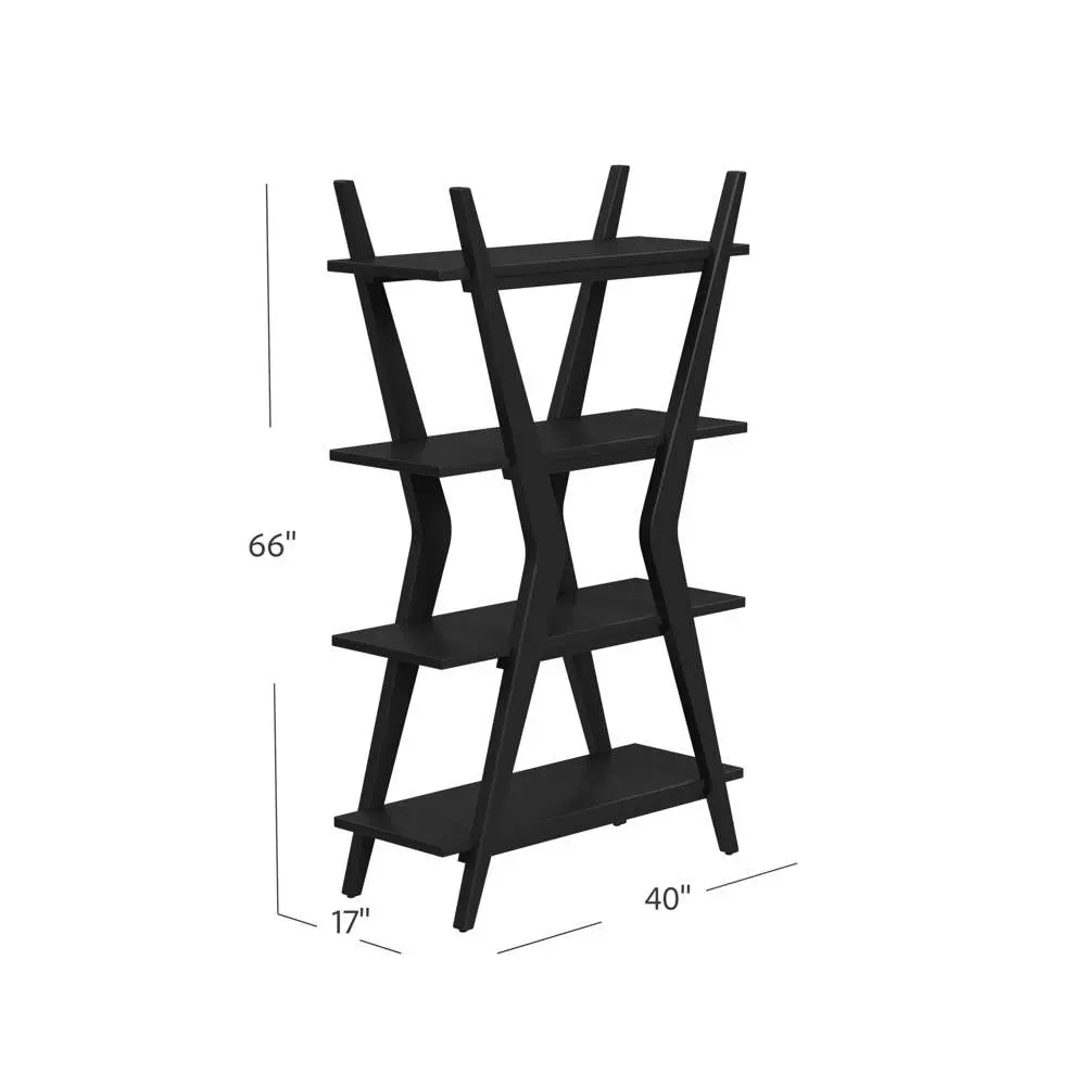 Estraton Black Bookcase-3