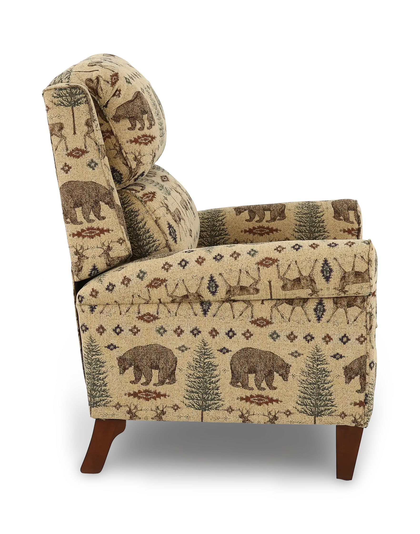 Kenzie Brown Wilderness Push Back Recliner-5