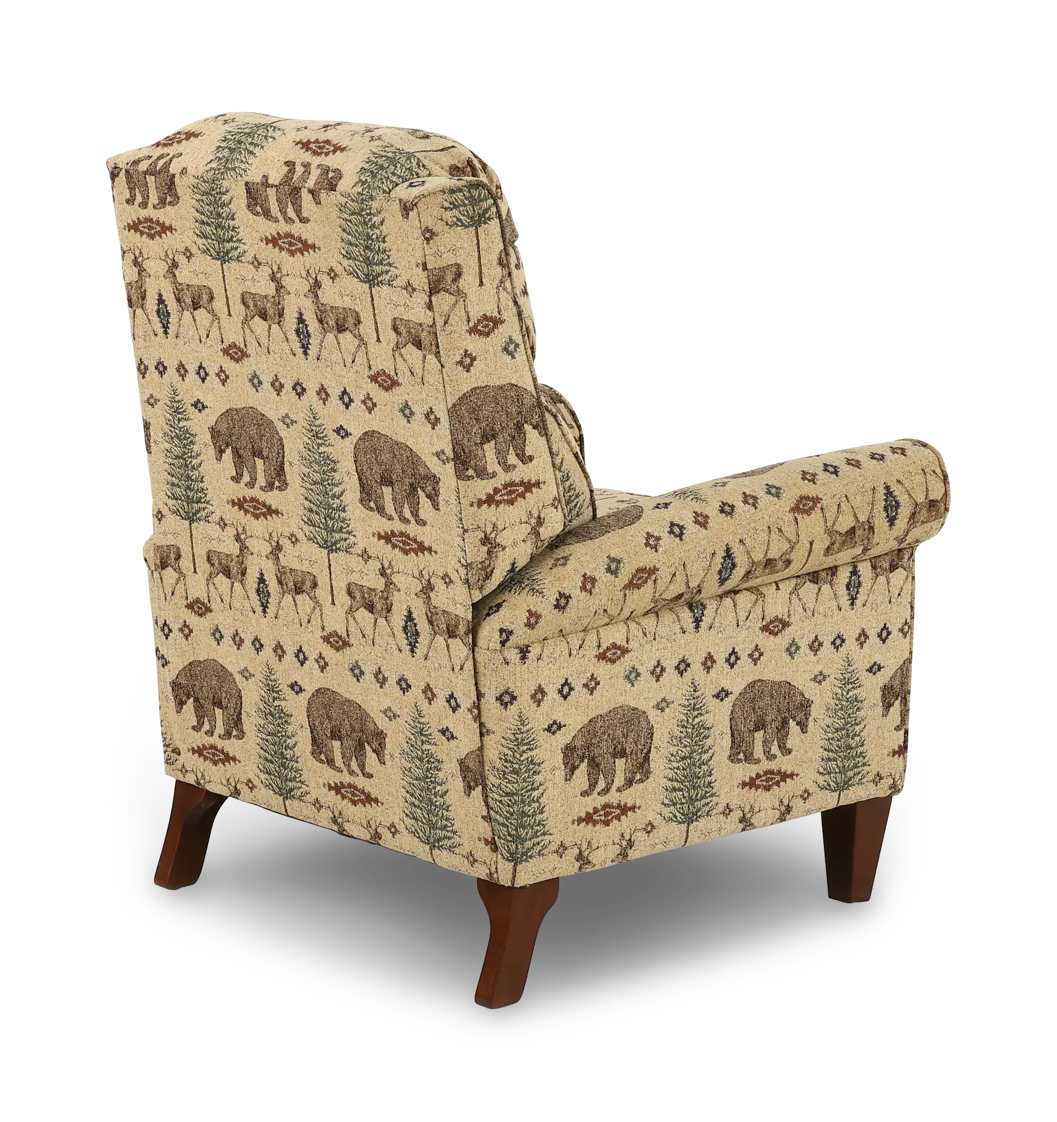 Kenzie Brown Wilderness Push Back Recliner-7