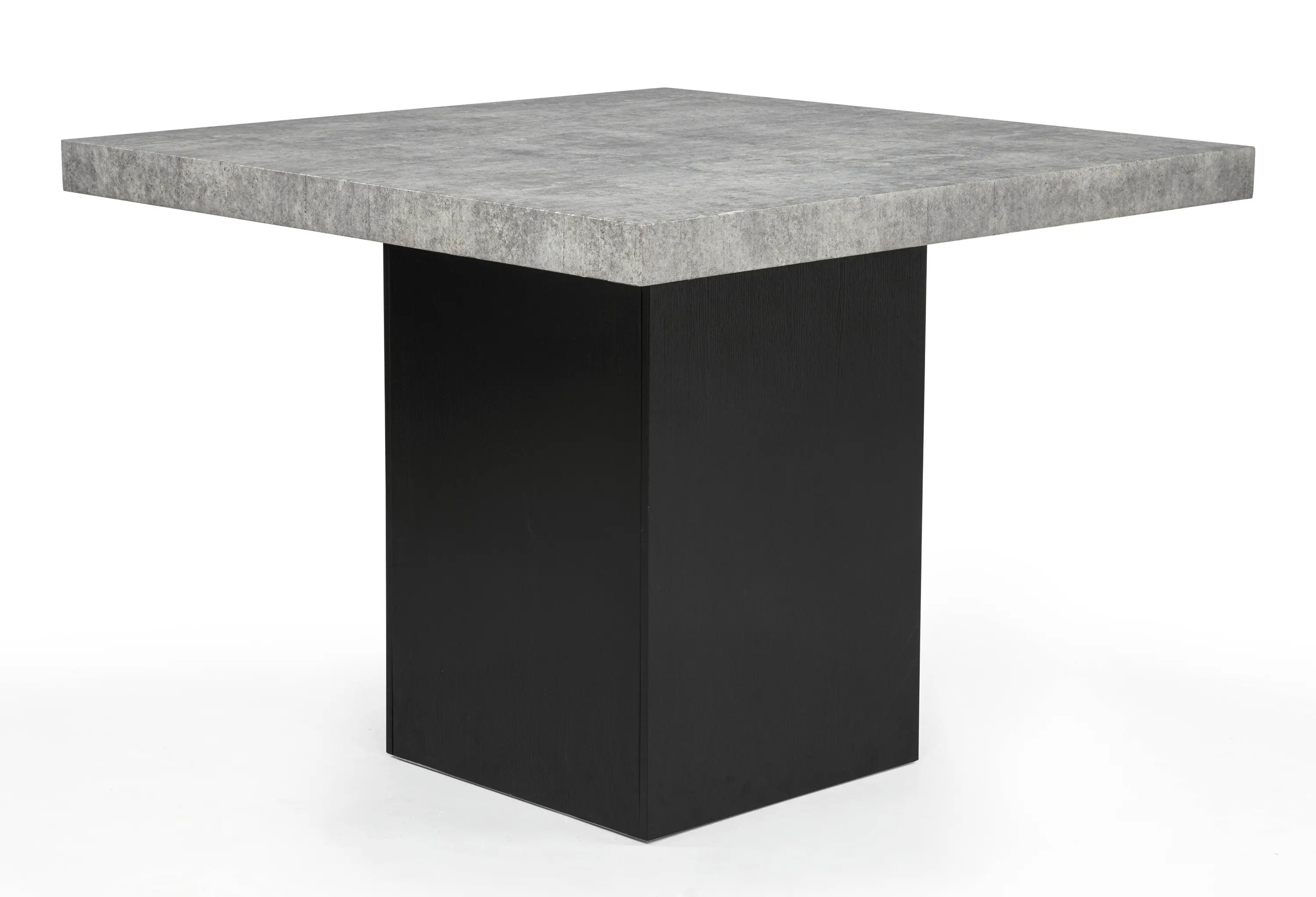 Sebastian Black and Gray Faux Cement Counter Table-1