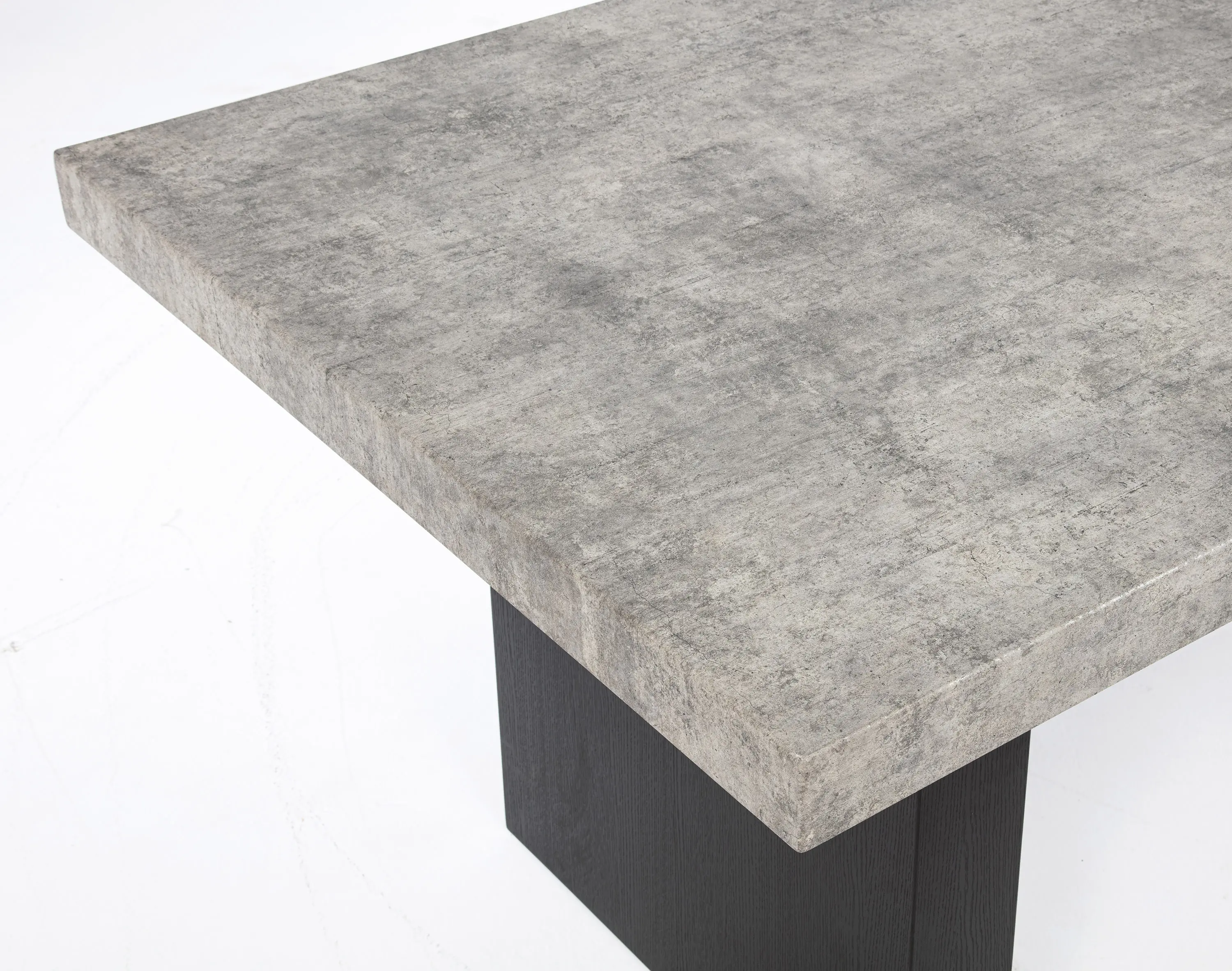 Sebastian Black and Gray Faux Cement Counter Table-3