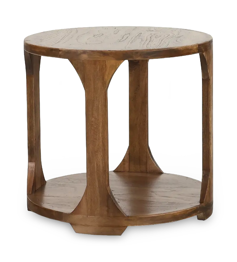 Balam Brown End Table