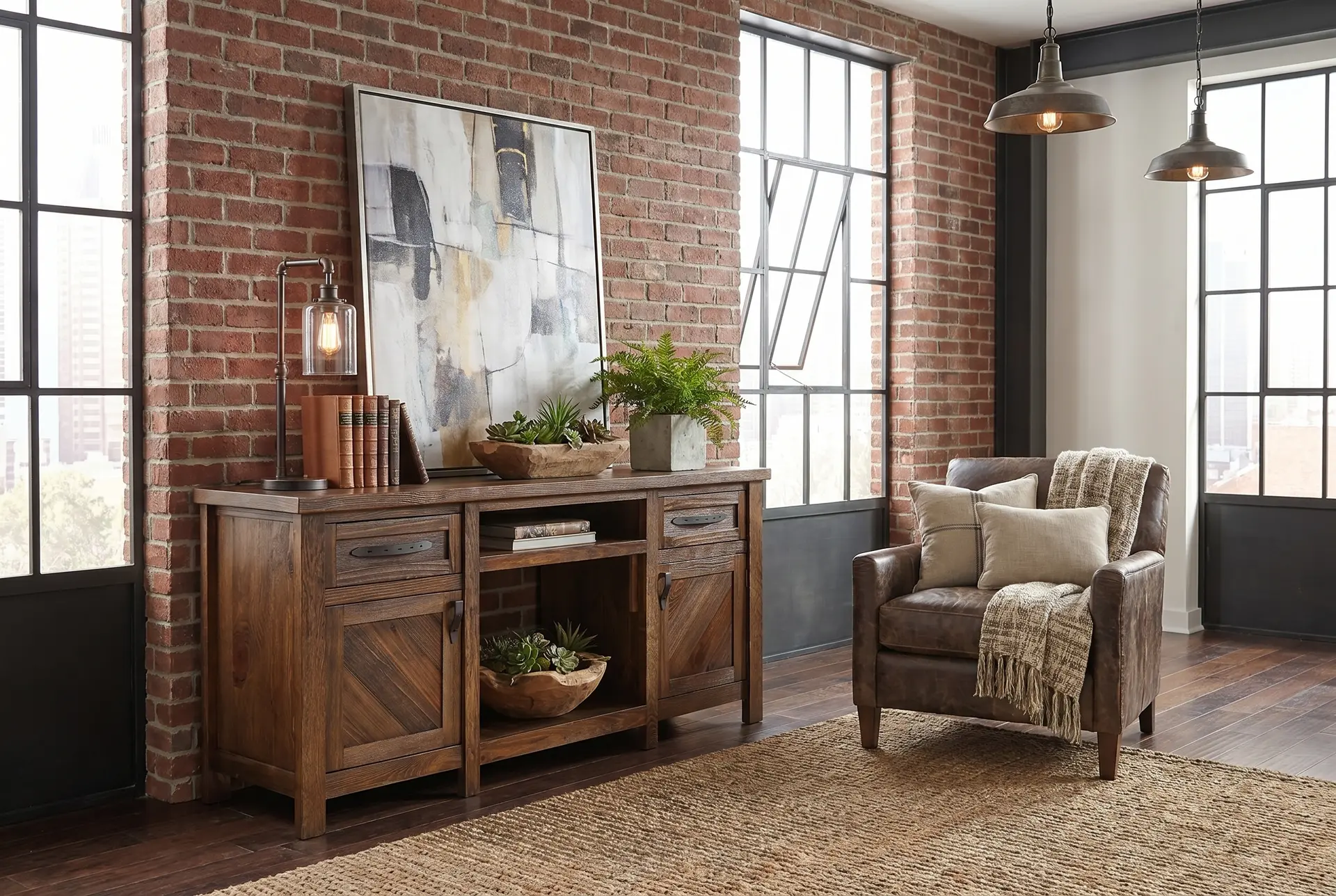 Dutton Brown TV Stand-2