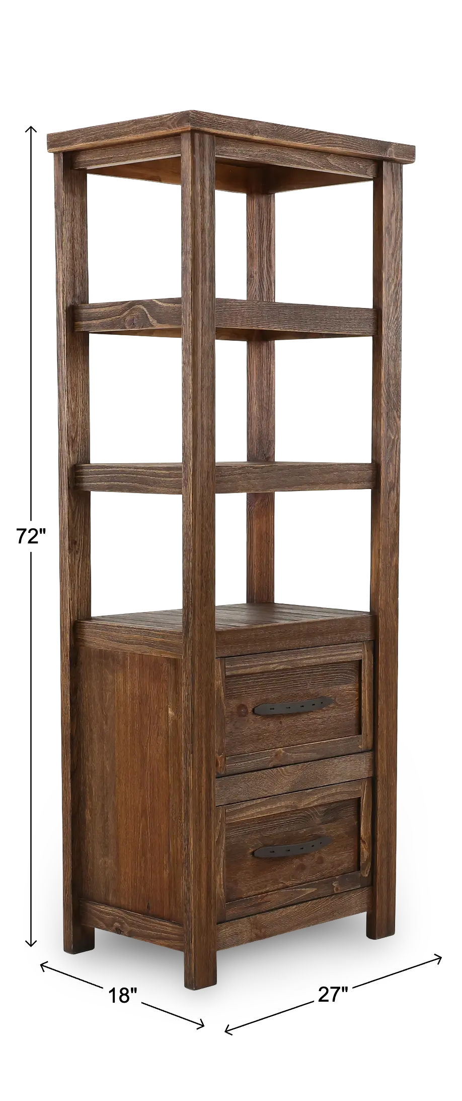 Dutton Brown Bookcase Pier-3