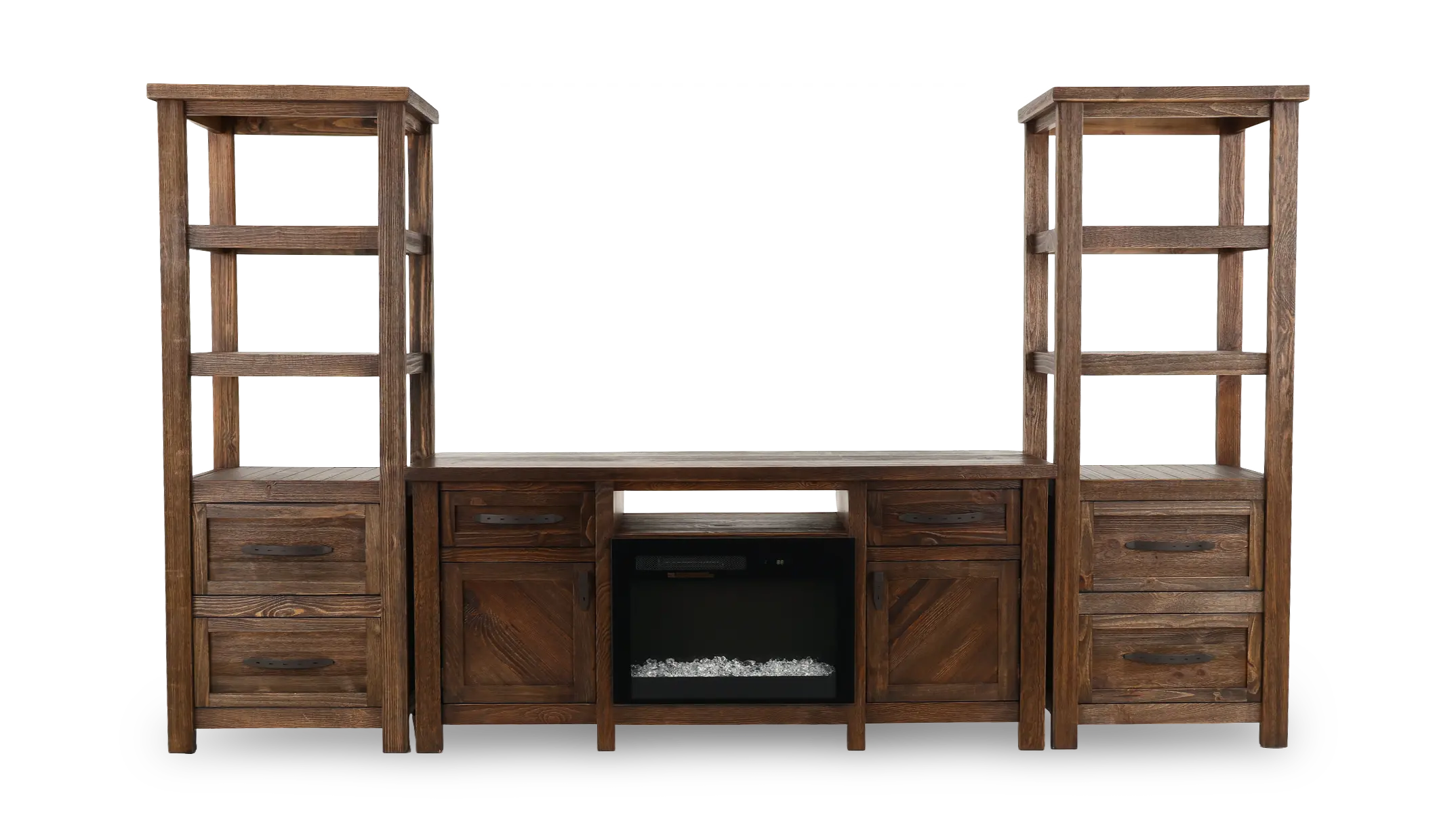 Dutton Brown Fireplace Entertainment Center-1