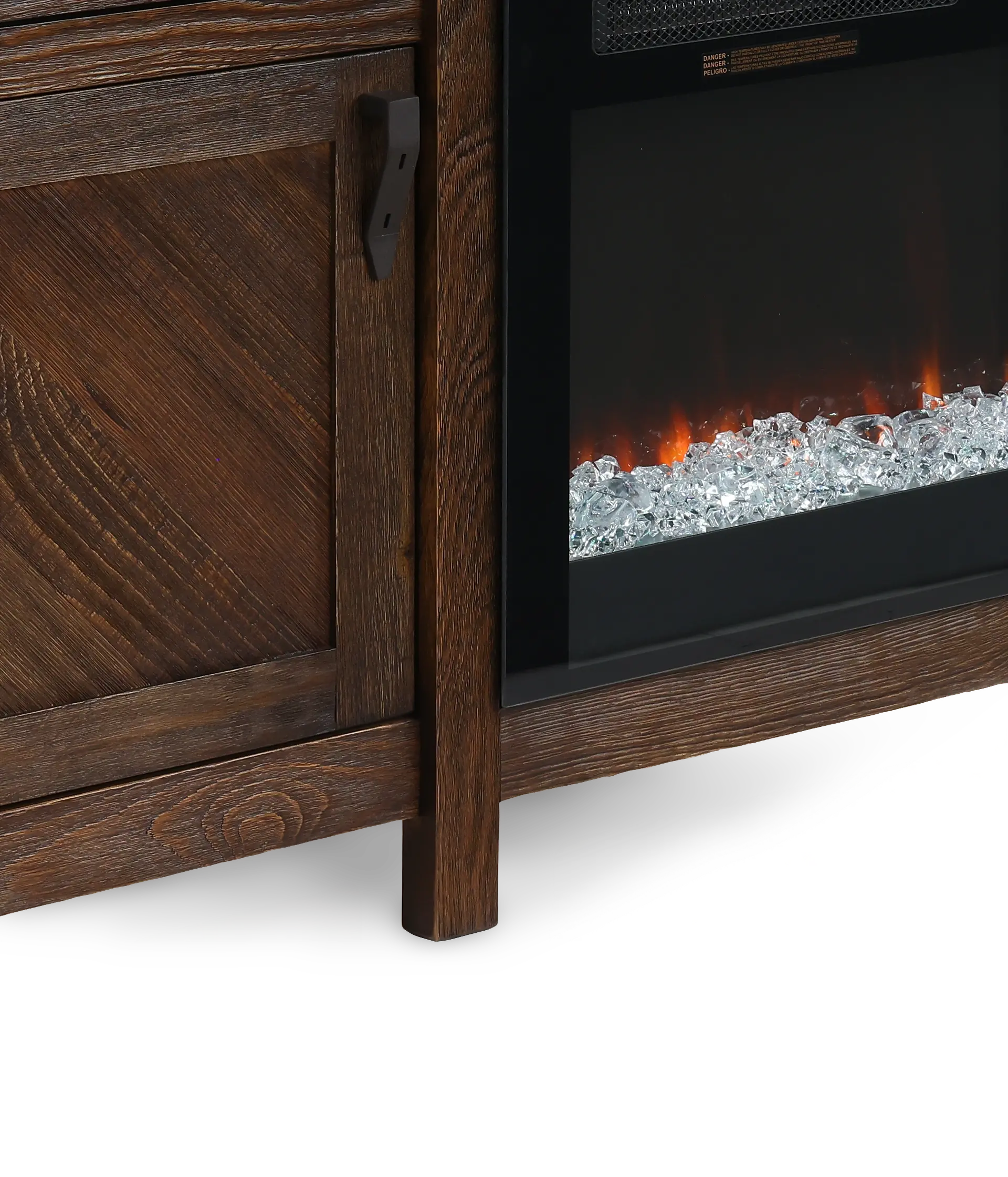 Dutton Brown Fireplace Entertainment Center-8