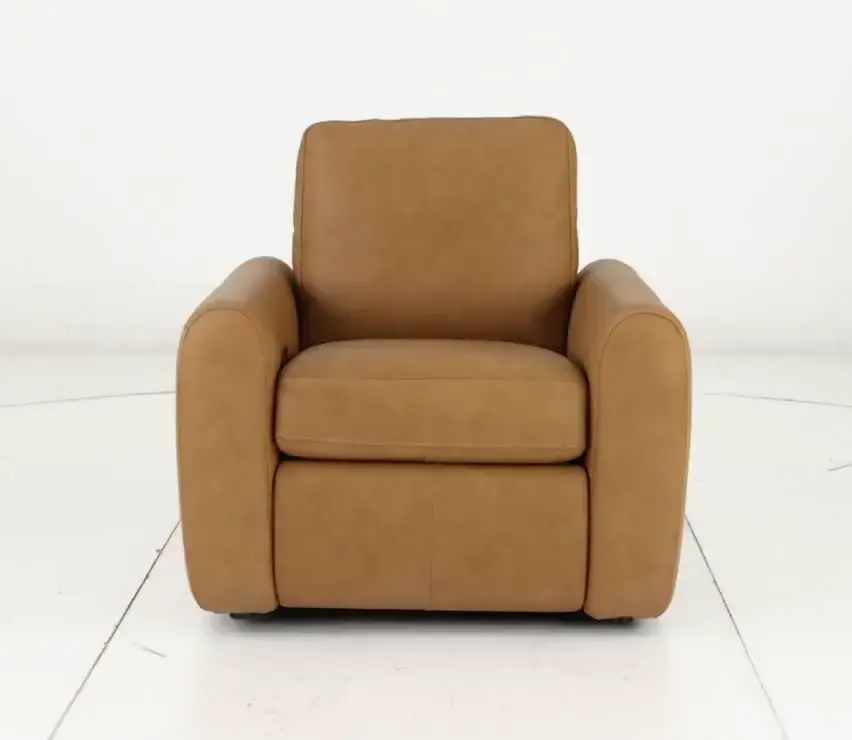 Sonny Camel Brown Leather Power Recliner-10