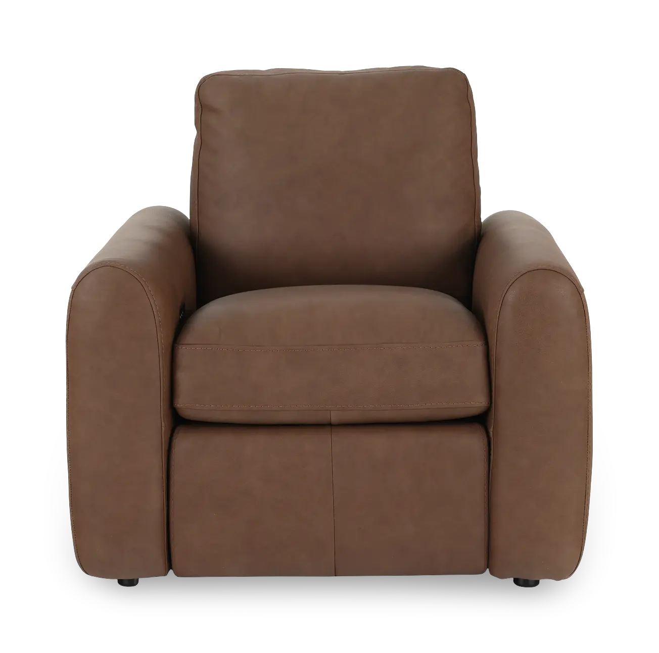 Sonny Havana Brown Leather Power Recliner-4