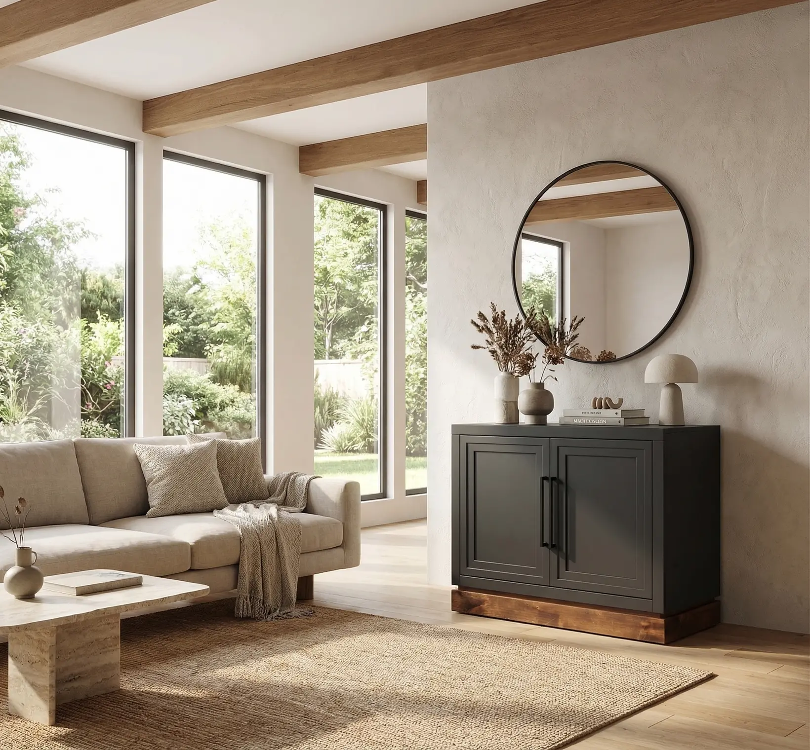 Nora Black Two Door Cabinet-2