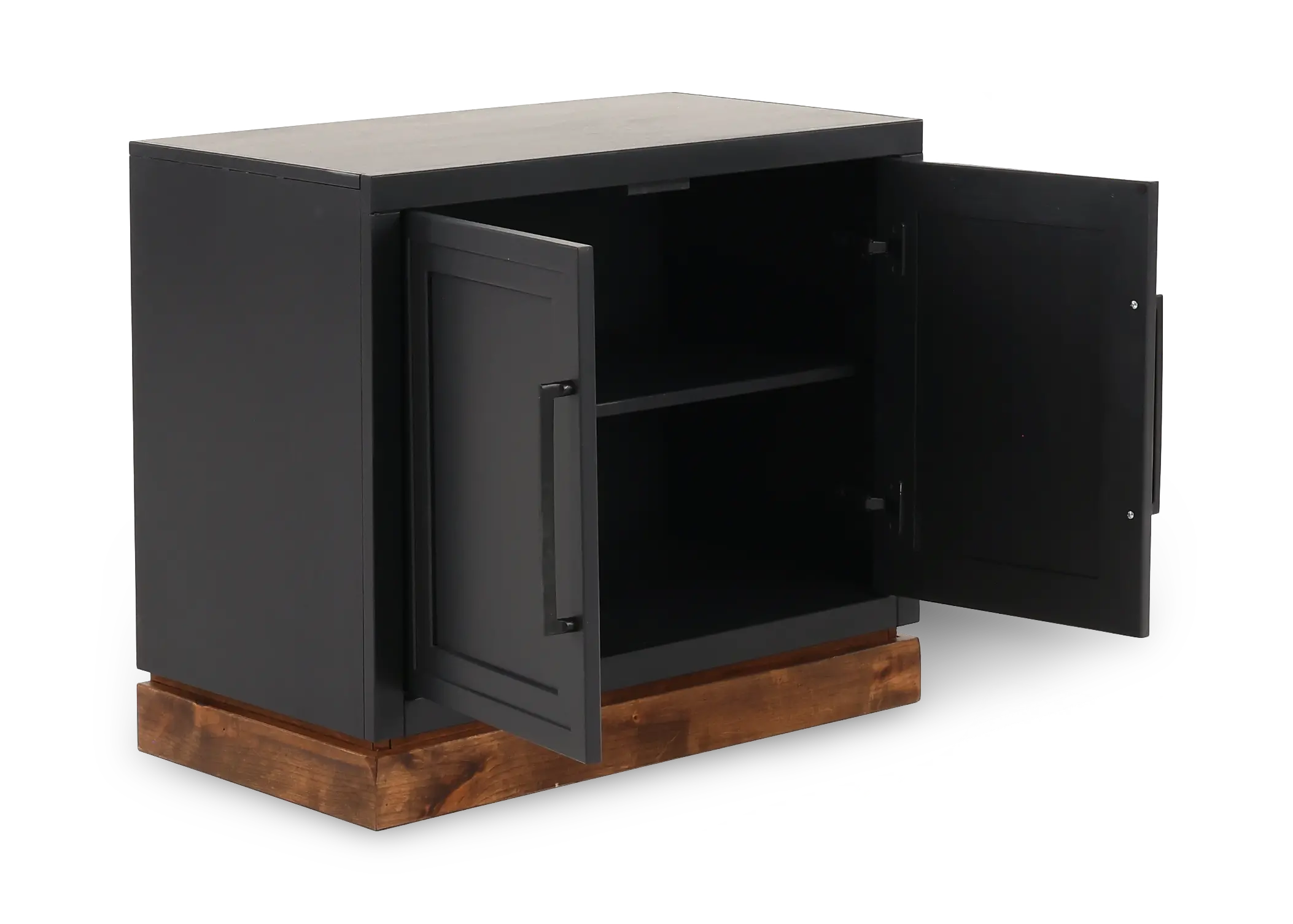 Nora Black Two Door Cabinet-5