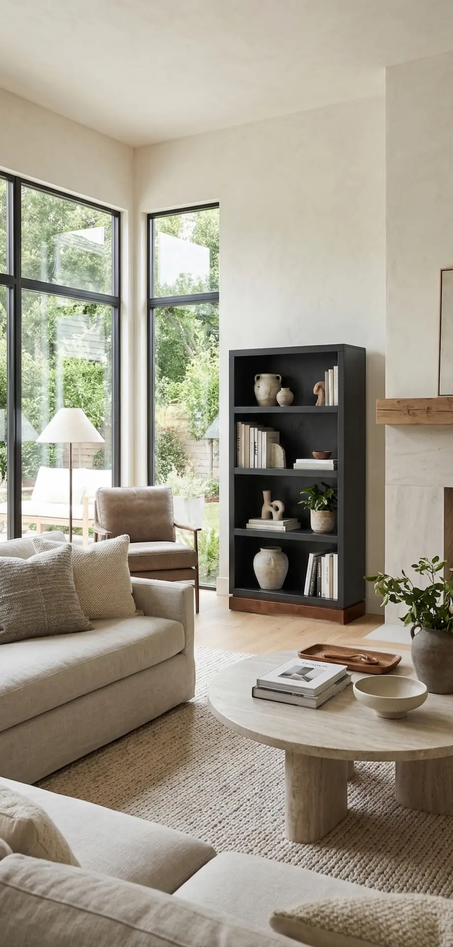 Nora Black Bookcase-2