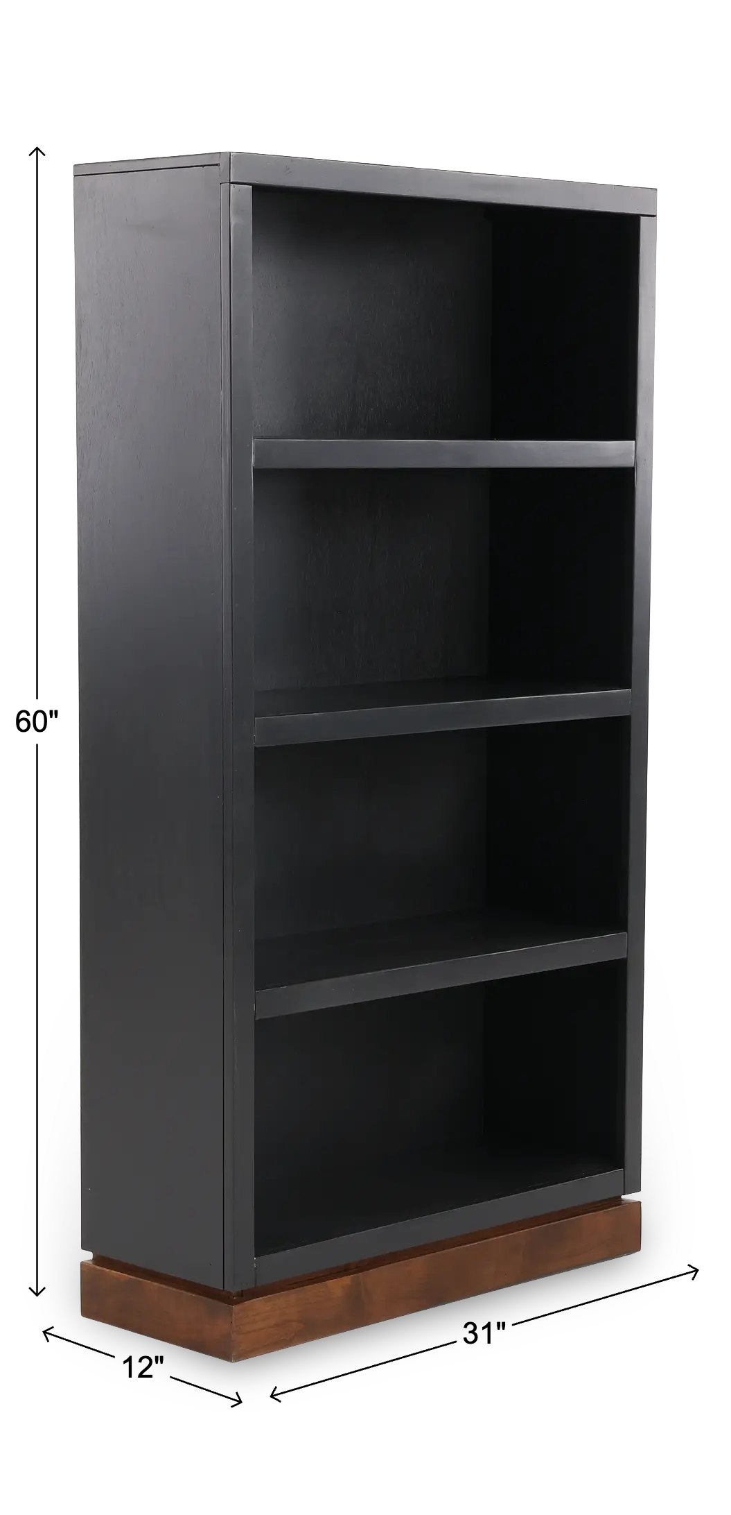 Nora Black Bookcase-3