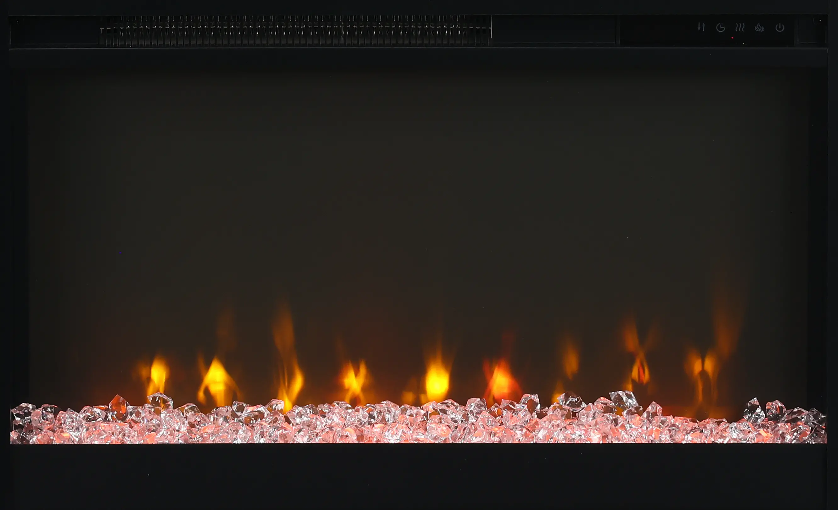 Nora Blue 64 Fireplace Console-6