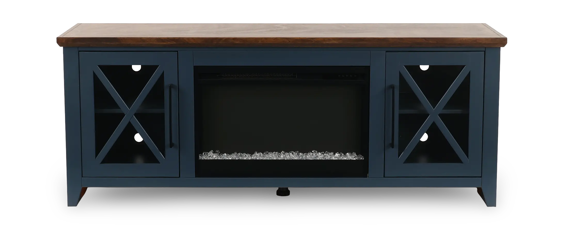 Ithaca Denim Blue 66 Fireplace-1