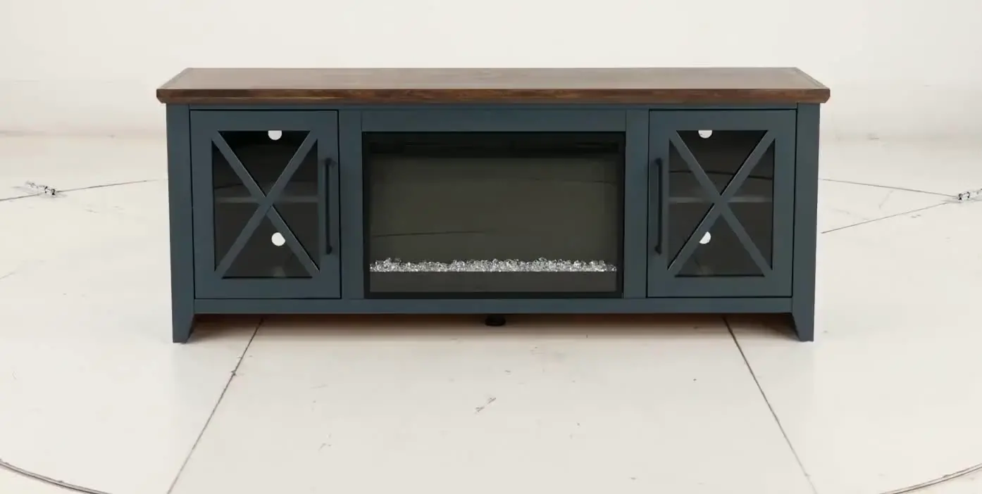 Ithaca Denim Blue 66 Fireplace-11