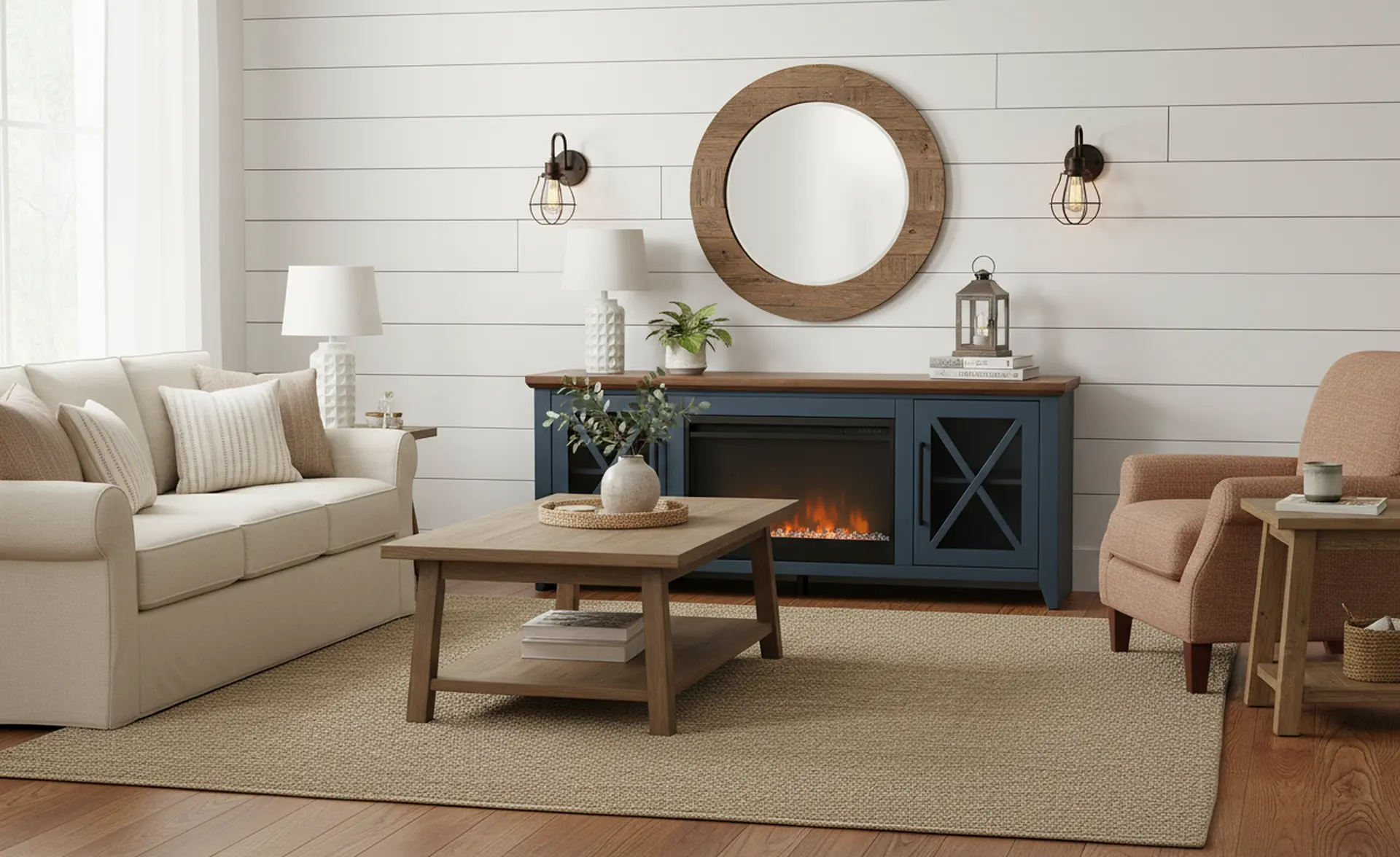 Ithaca Denim Blue 66 Fireplace-2