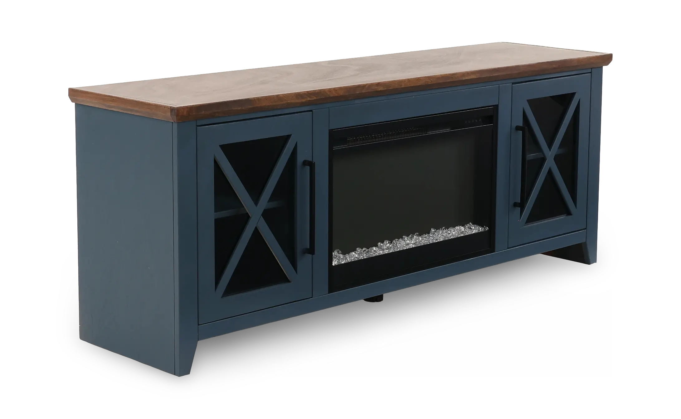 Ithaca Denim Blue 66 Fireplace-4