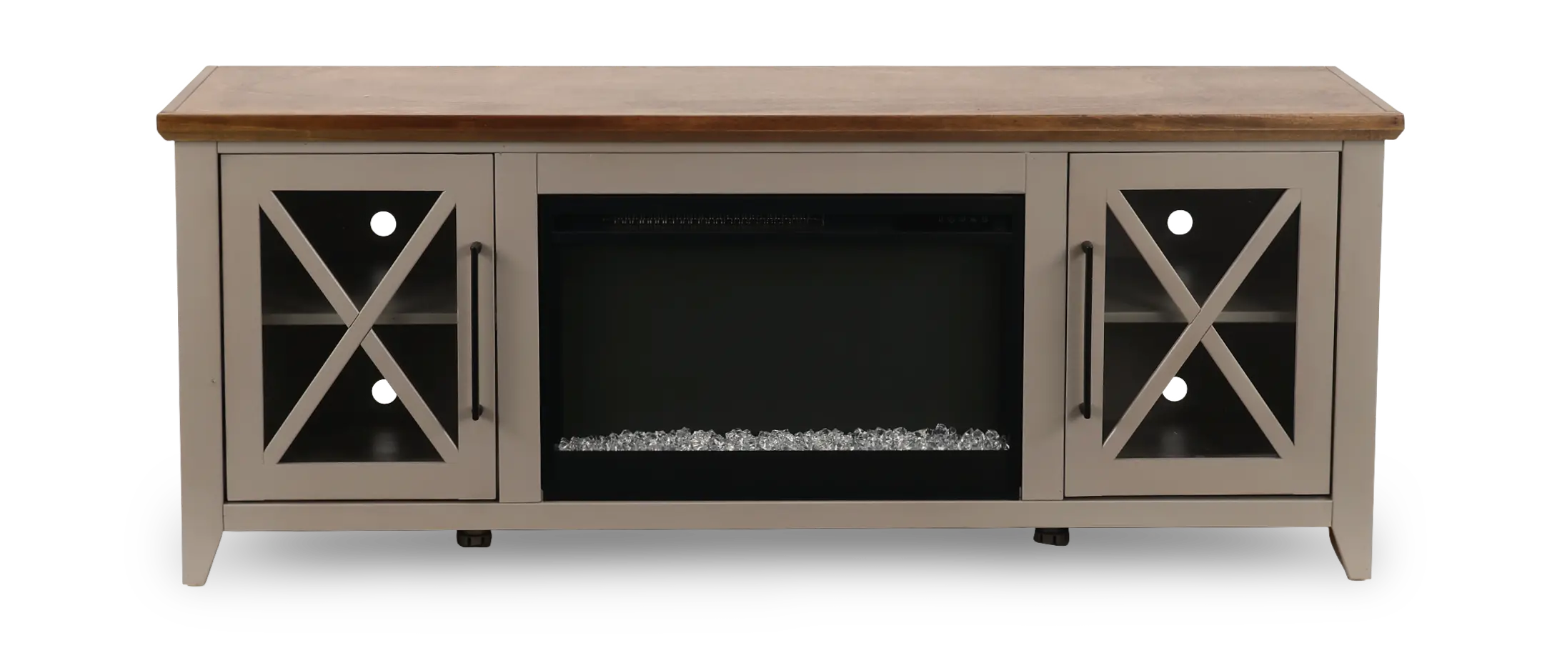 Ithaca Sandstone Brown 66 Fireplace-1