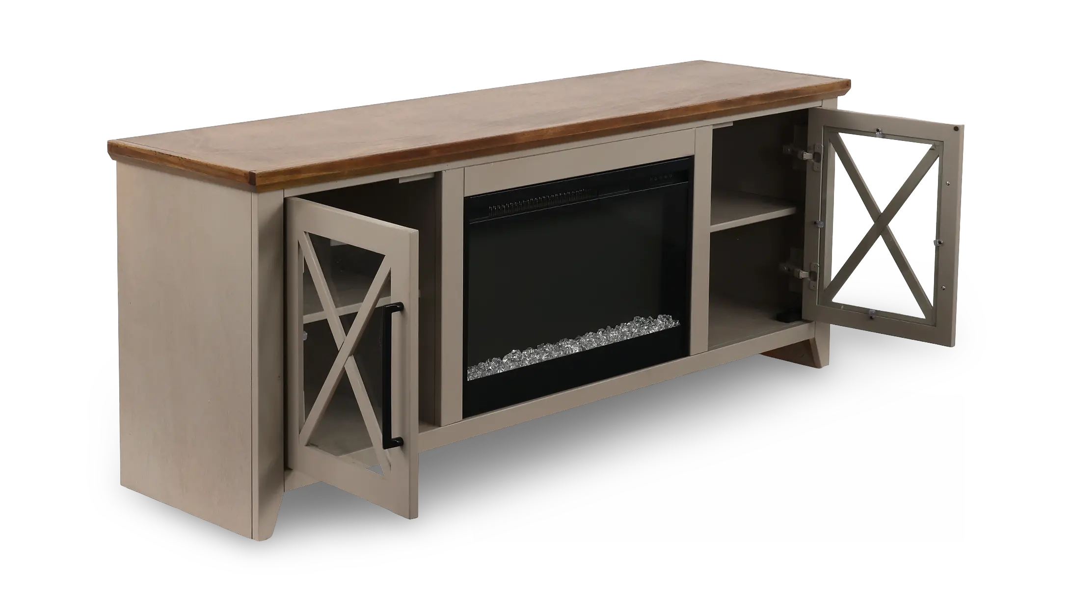 Ithaca Sandstone Brown 66 Fireplace-5