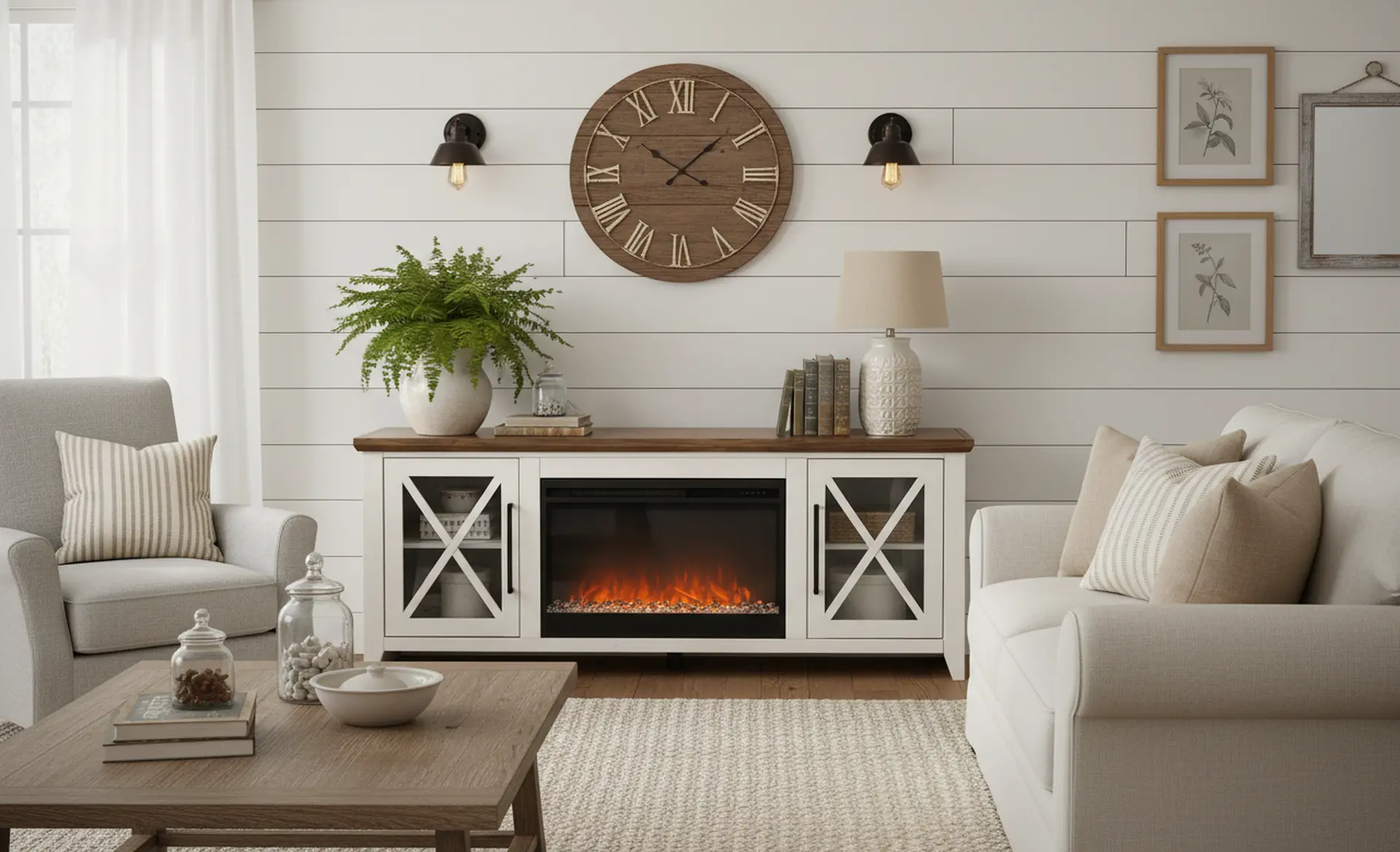 Ithaca White 66 Fireplace-12