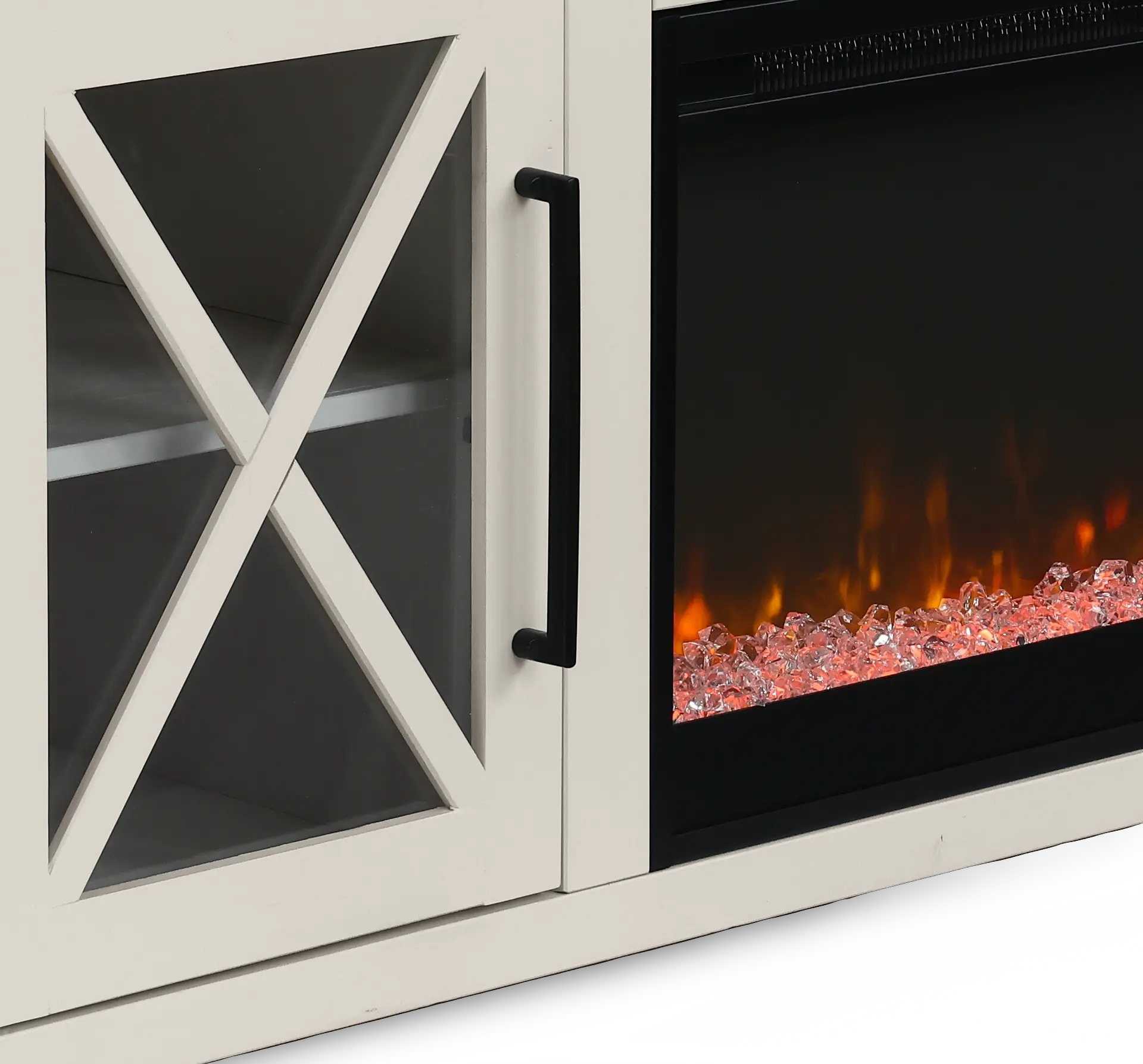 Ithaca White 66 Fireplace-7