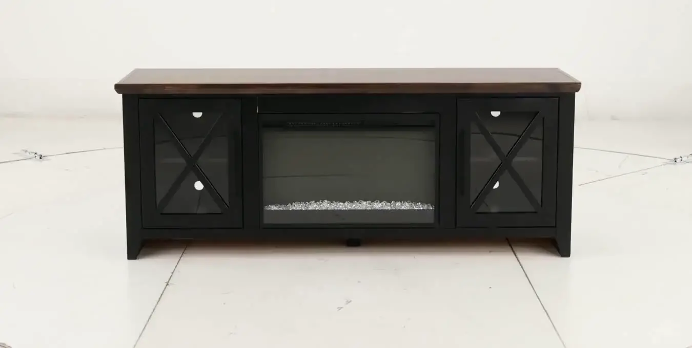 Ithaca Black 66 Fireplace-10