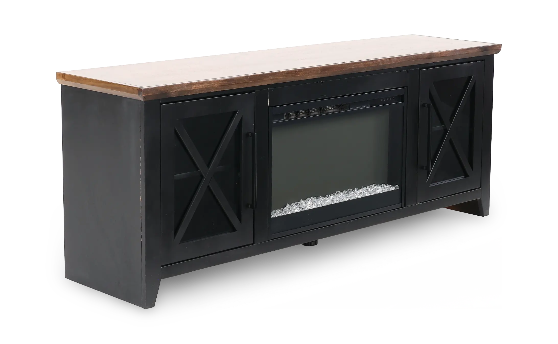 Ithaca Black 66 Fireplace-4