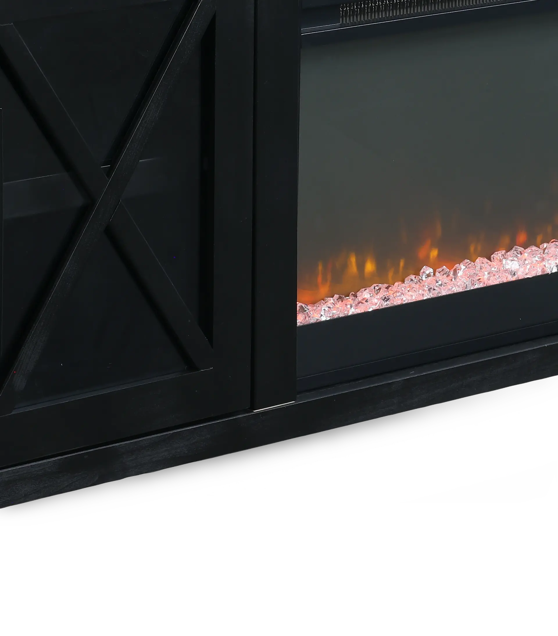 Ithaca Black 66 Fireplace-7