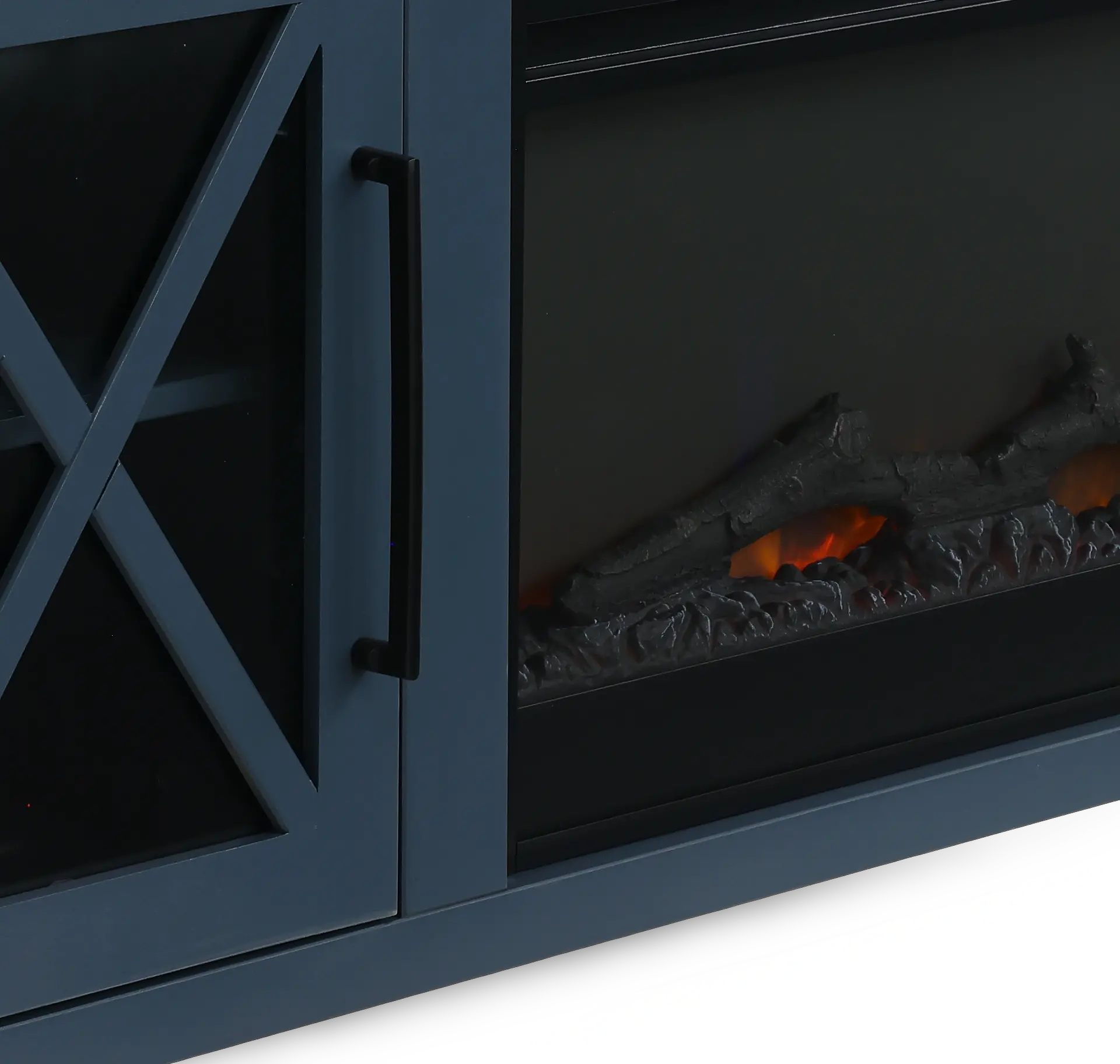 Ithaca Denim Blue 83 Fireplace-7
