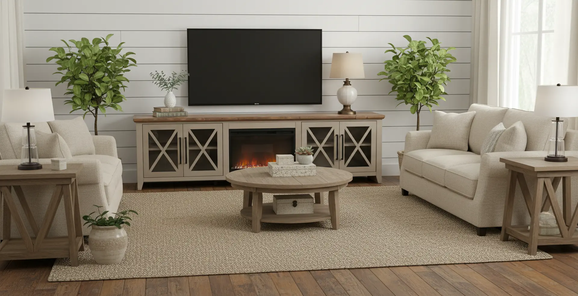 Ithaca Sandstone Brown 96 Fireplace-12