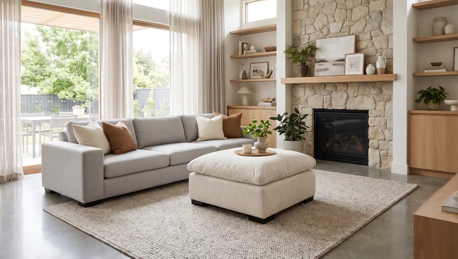 TUDO4040/TOBIN PUTTY Tuscany Soft Beige Ottoman-2