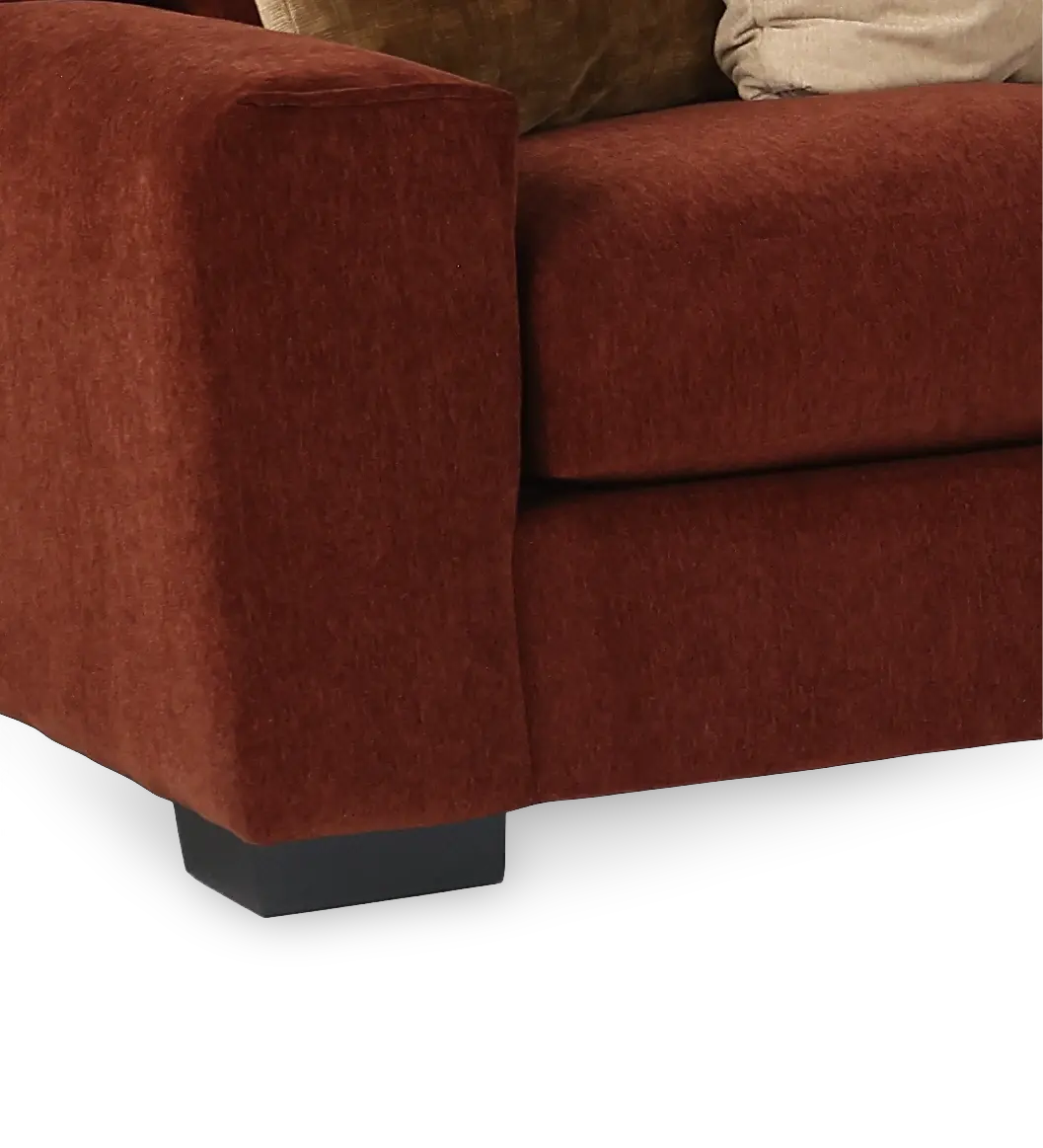 3PC/BALBOA/RUST/OPT.1 Balboa Rust Red 3-Piece Left-Facing Sectional-5