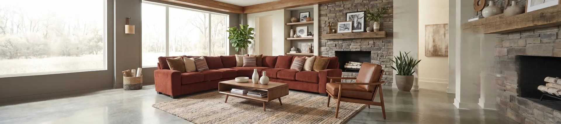 4PC/BALBOA/RUST/OPT.1 Balboa Rust Red 4-Piece Left-Facing Sectional-4