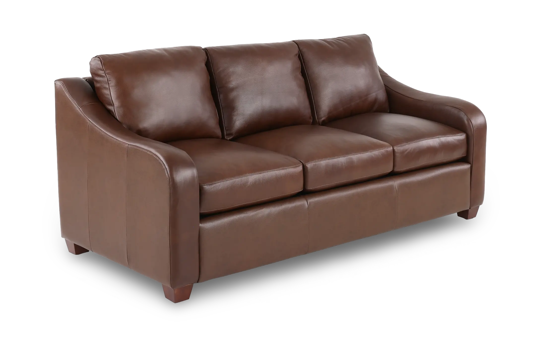 510638/DC/MT/LB206077 Charlie Cognac Leather Queen Sleeper Sofa-4