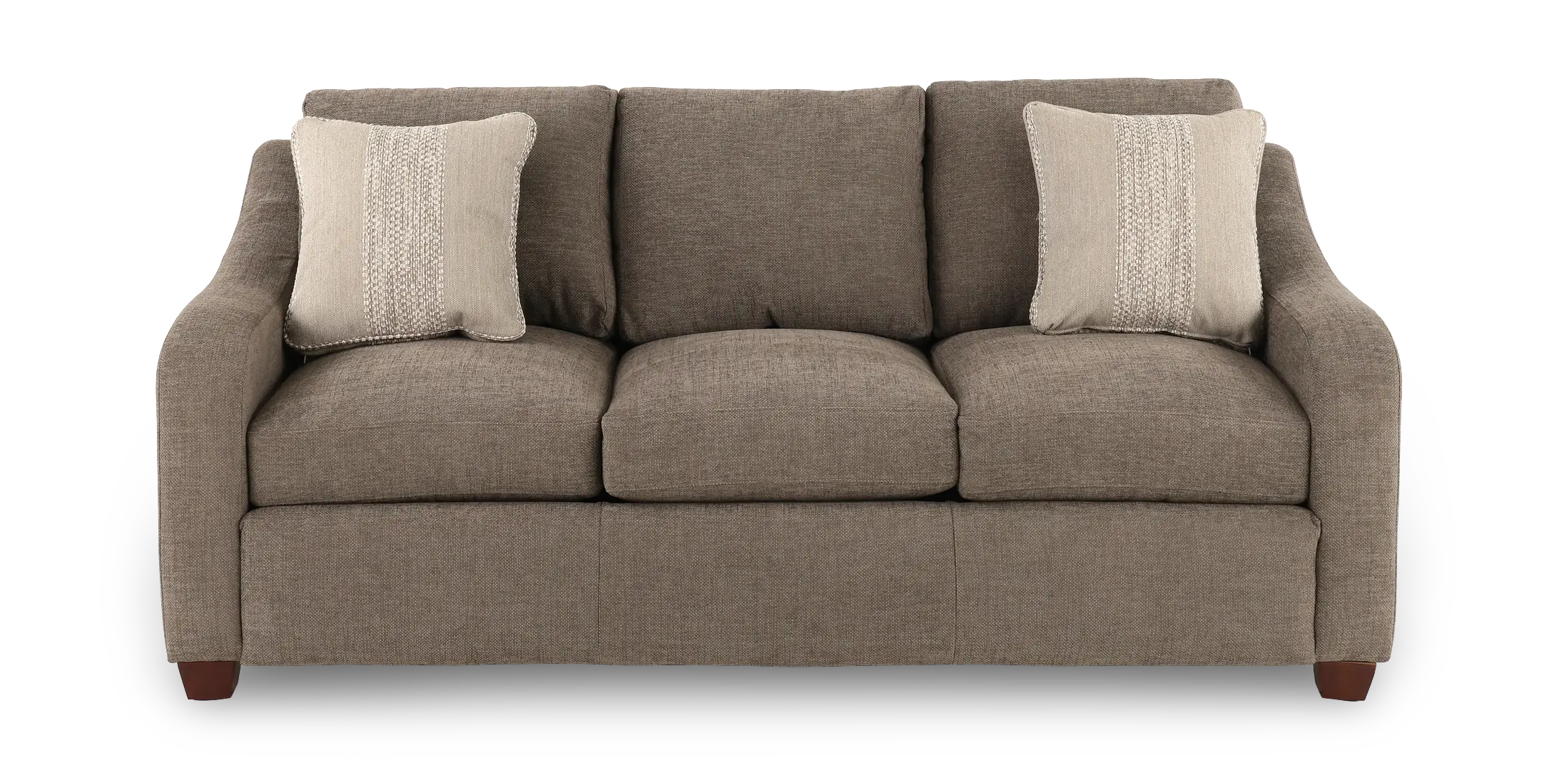 510638/DC/MT/D207478/J208362 Charlie Fossil Brown Queen Sleeper Sofa-1