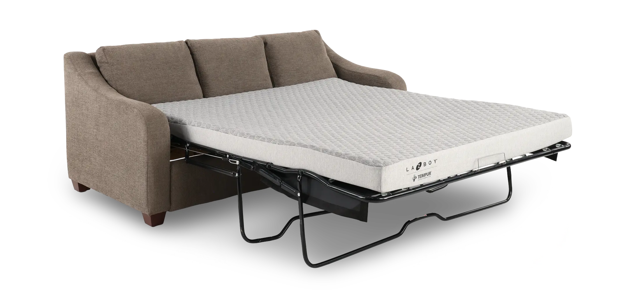 510638/DC/MT/D207478/J208362 Charlie Fossil Brown Queen Sleeper Sofa-5