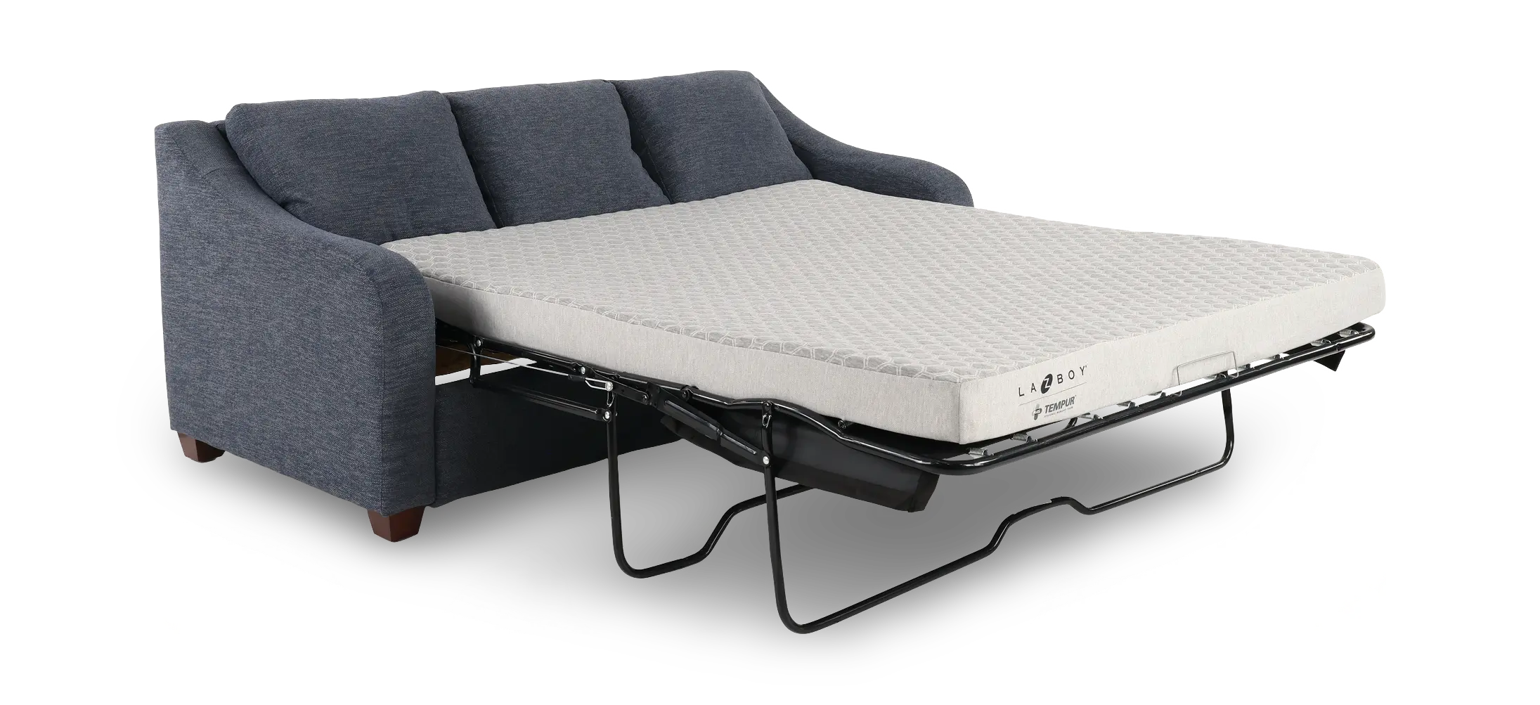 510638/DC/MT/D207486/J208386 Charlie Navy Blue Queen Sleeper Sofa-5