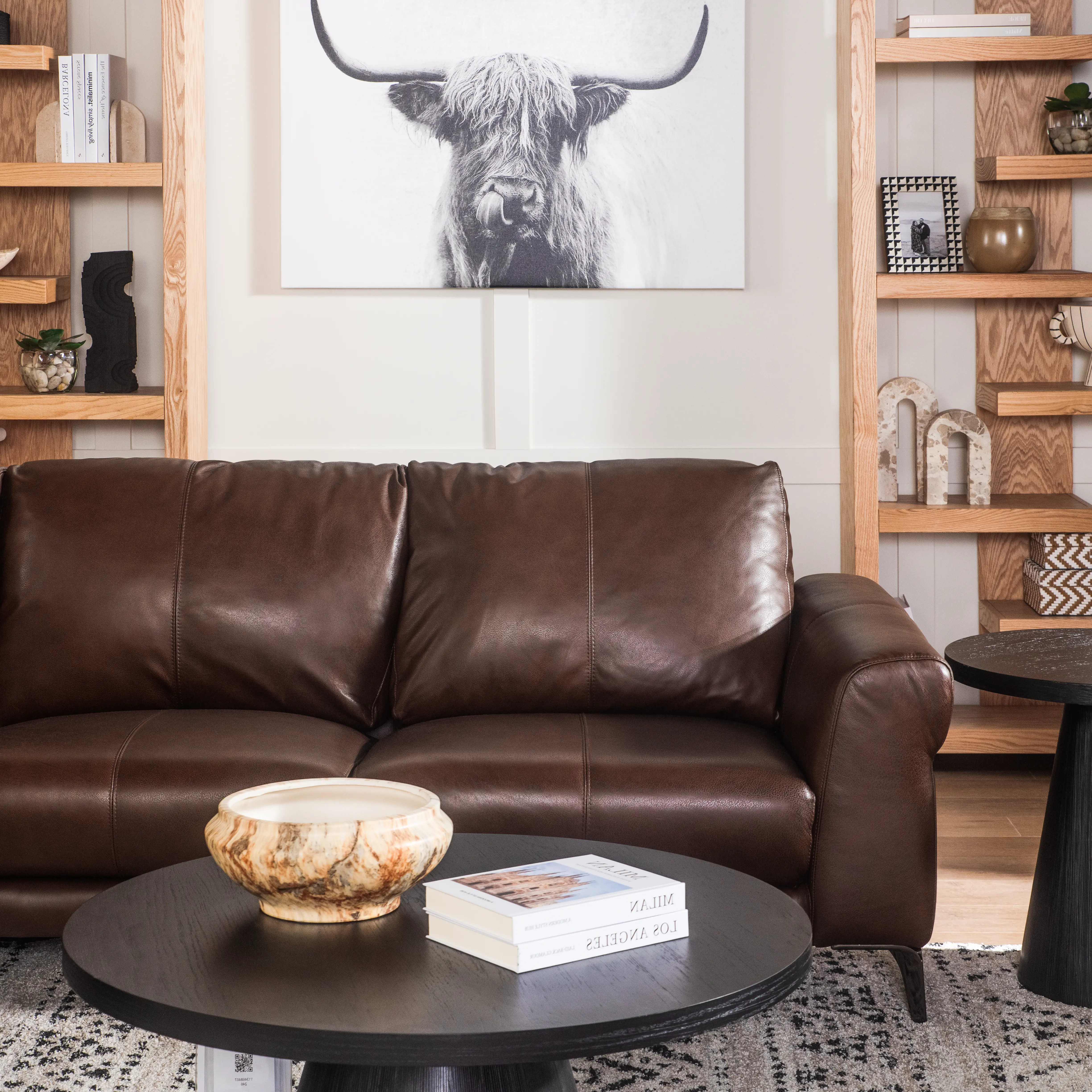 Marcelle Tobacco Brown Leather 2-Piece Left-Facing Sectional with Chaise-7