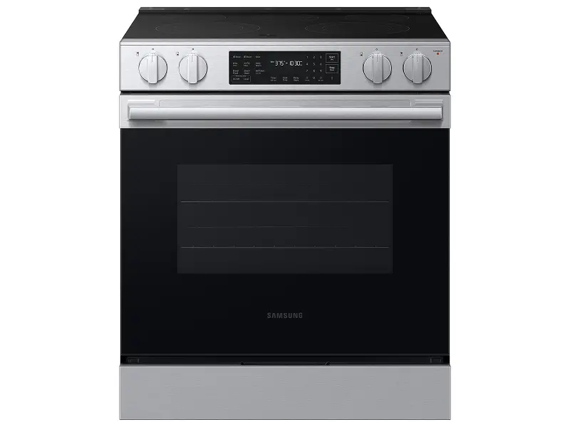 Samsung Bespoke 6.3 Cu Ft Smart Single Oven Electric Range - Stainless Steel