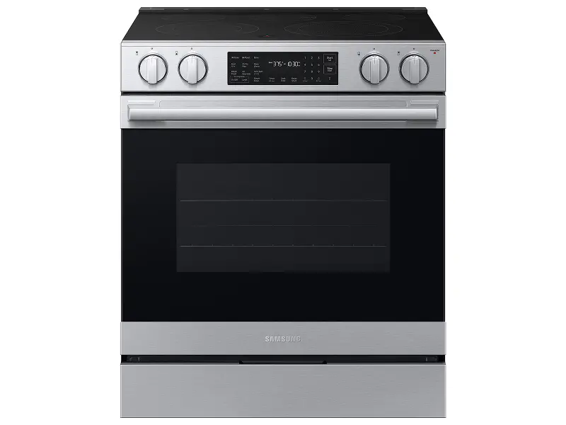 Samsung Bespoke 6.3 Cu Ft Smart Single Oven Electric Range - Stainless Steel