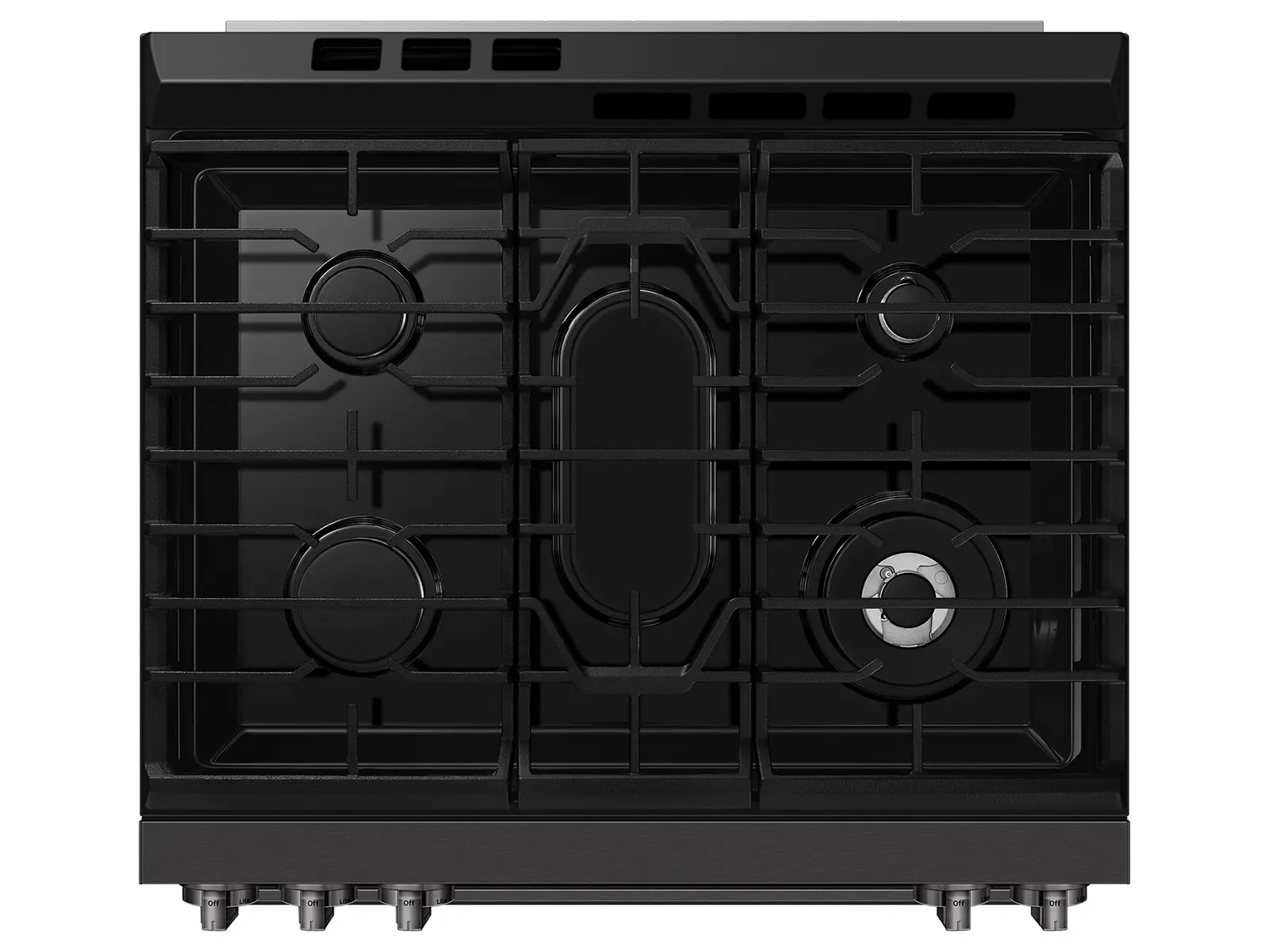 Samsung Bespoke 6.0 Cu Ft Smart Single Oven Gas Range - Matte Black Steel-13