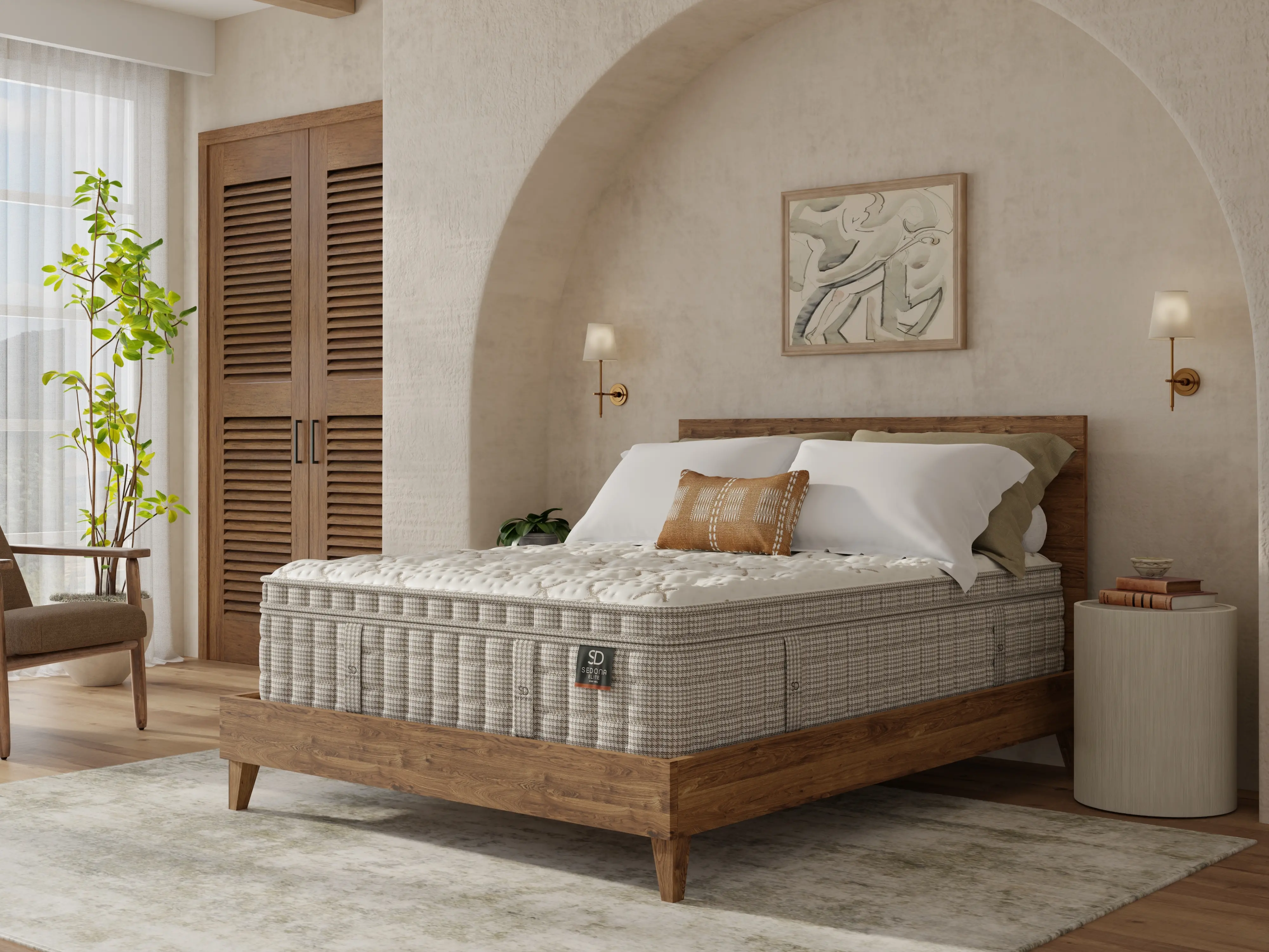 8593KK-1052 Sedona Elite Medium Series 2 Split Head Queen Mattress-2