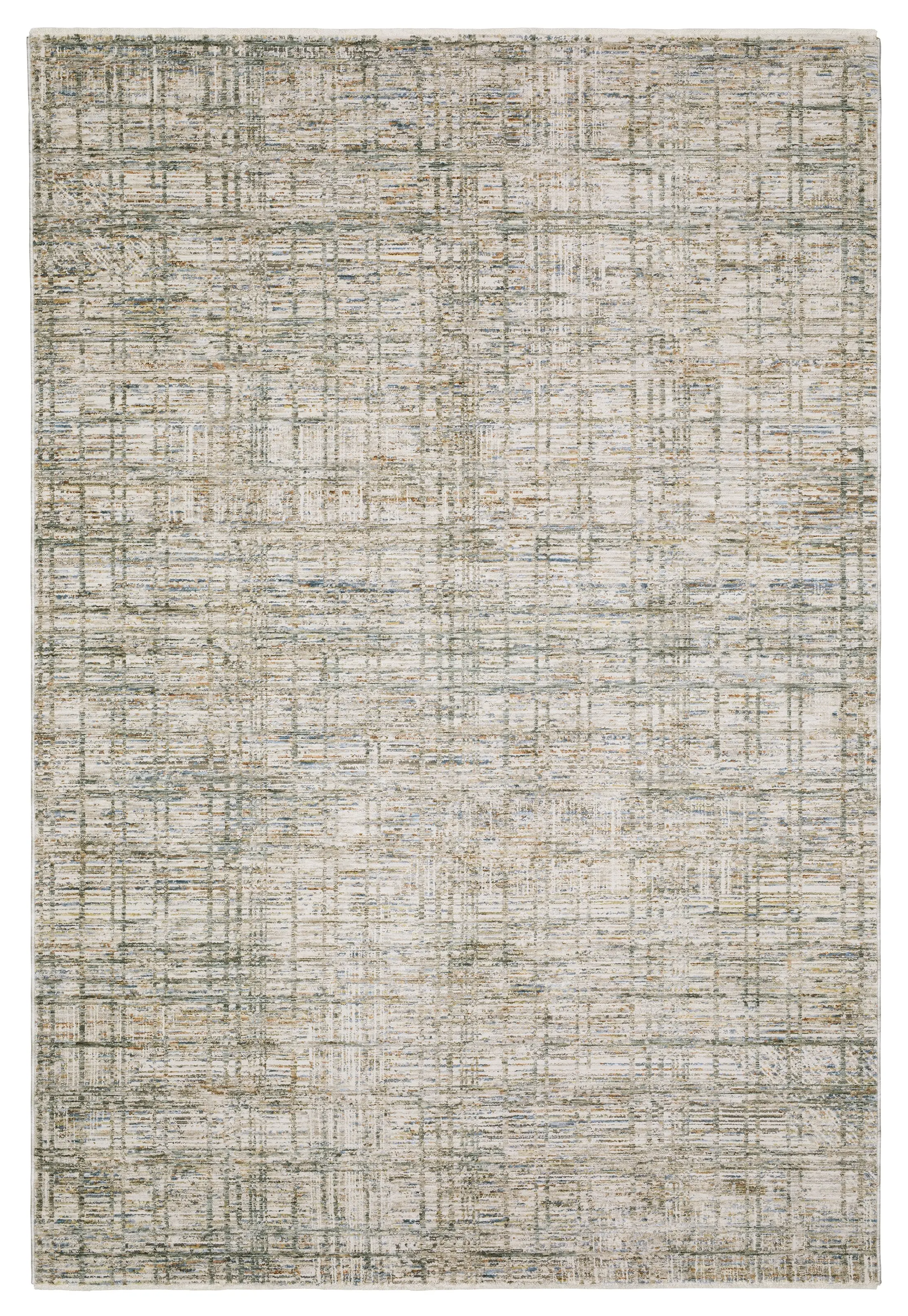 Soho 10 x 13 Beige Multicolor Rug with Abstract Pattern-1