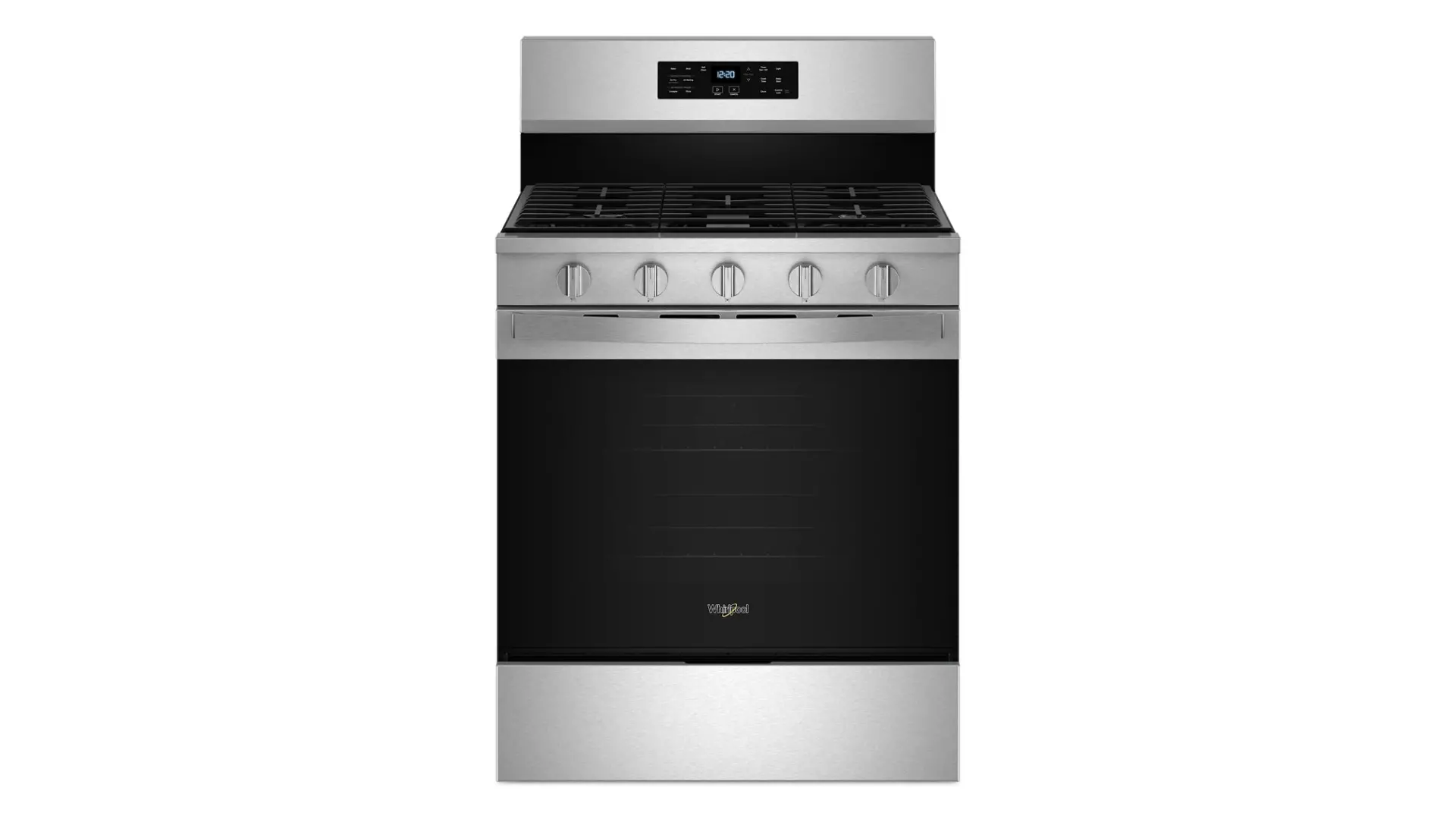 WFGS5030RZ Whirlpool 5.0 Cu Ft Single Oven Gas Range - Stainless Steel-1