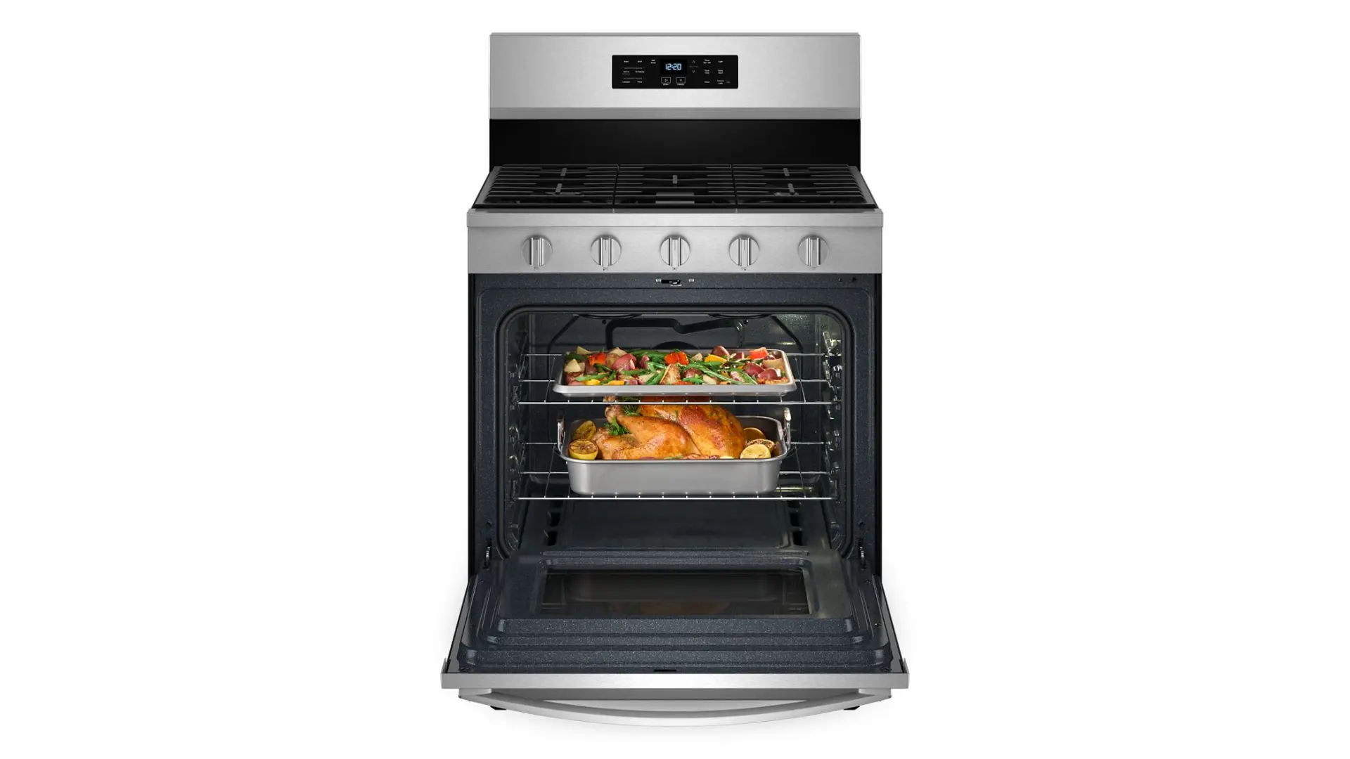 WFGS5030RZ Whirlpool 5.0 Cu Ft Single Oven Gas Range - Stainless Steel-9