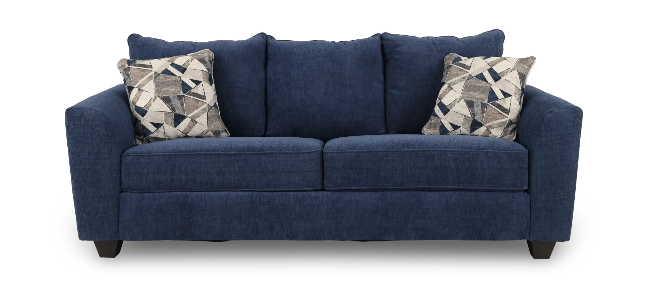 Clearview Denim Blue Queen Sleeper Sofa-1
