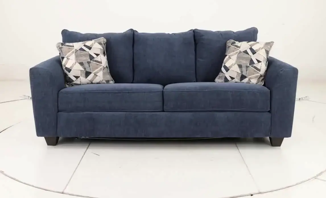 Clearview Denim Blue Queen Sleeper Sofa-12