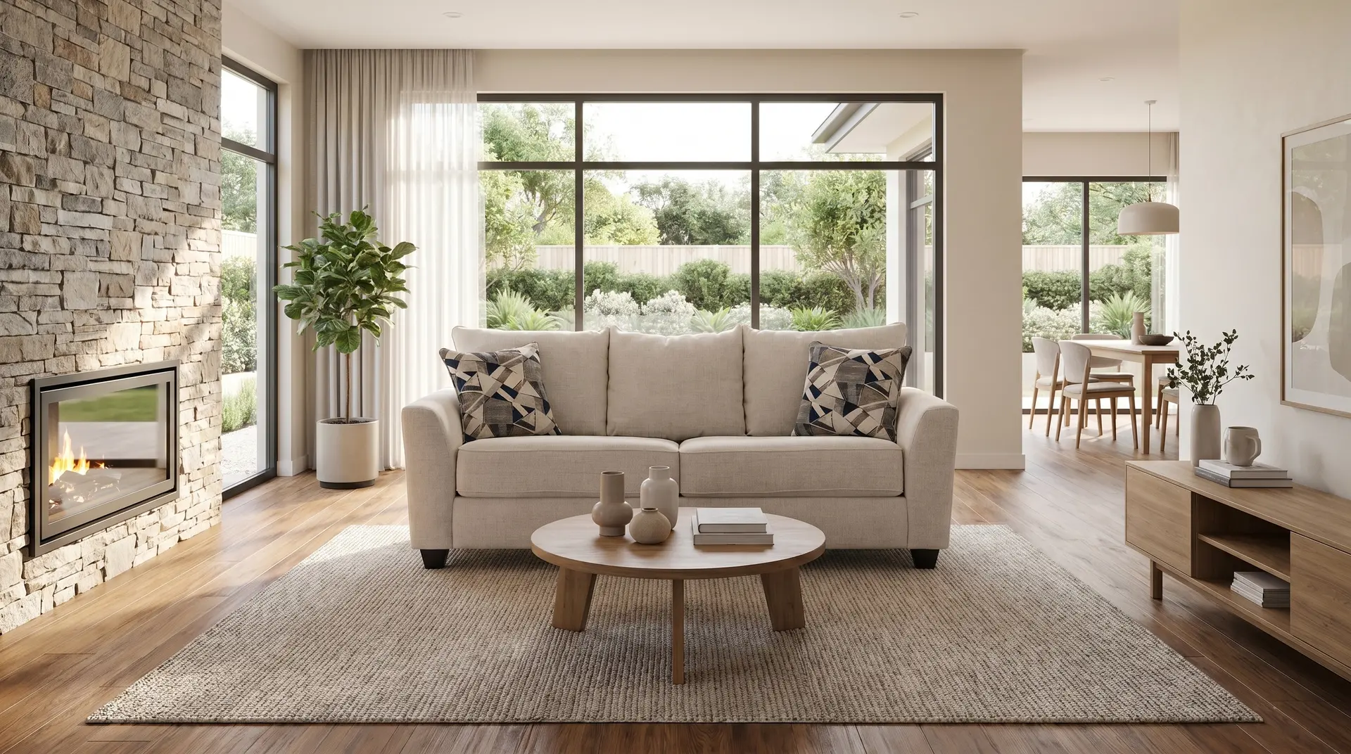 Clearview Ecru Queen Sleeper Sofa-2